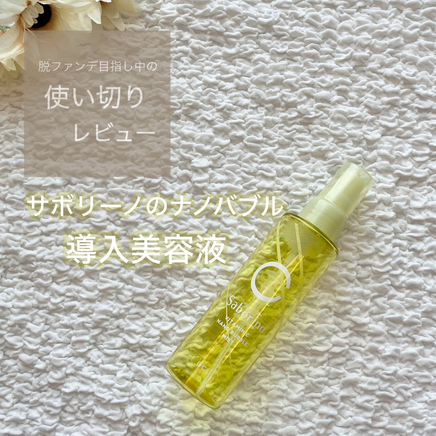 ナノバブルスプレー C/サボリーノ/ミスト状化粧水を使ったクチコミ(1枚目)