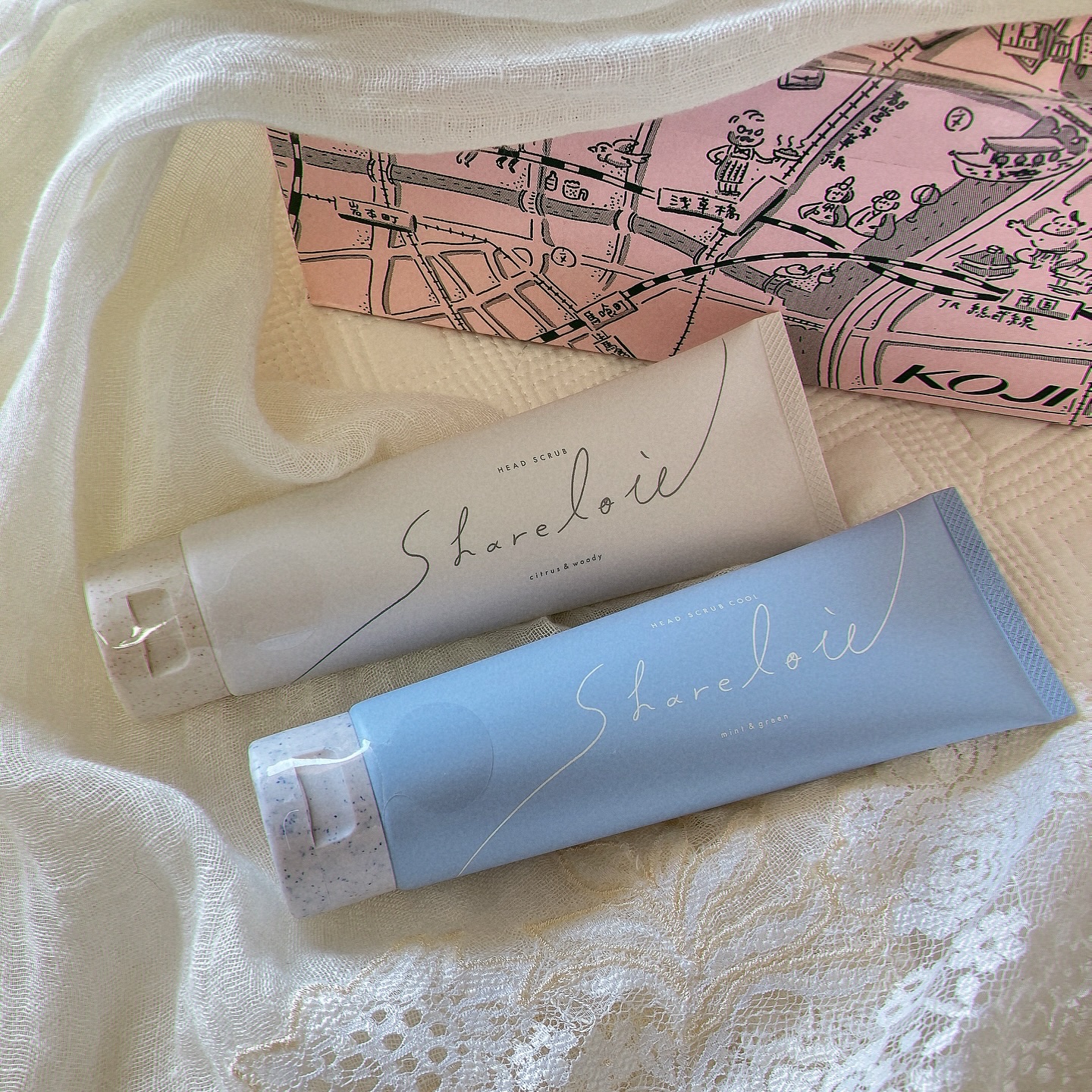 ##PR シェアロユー ヘッドスクラブ
シトラス＆ウッディの香り

new
ヘッドスクラブ クール
ミント＆グリーンの香り

***

💡つぶつぶが心地いい
💡40代の頭皮においケア
💡シャンプーの前の新習慣

～新商品の紹介～
これ