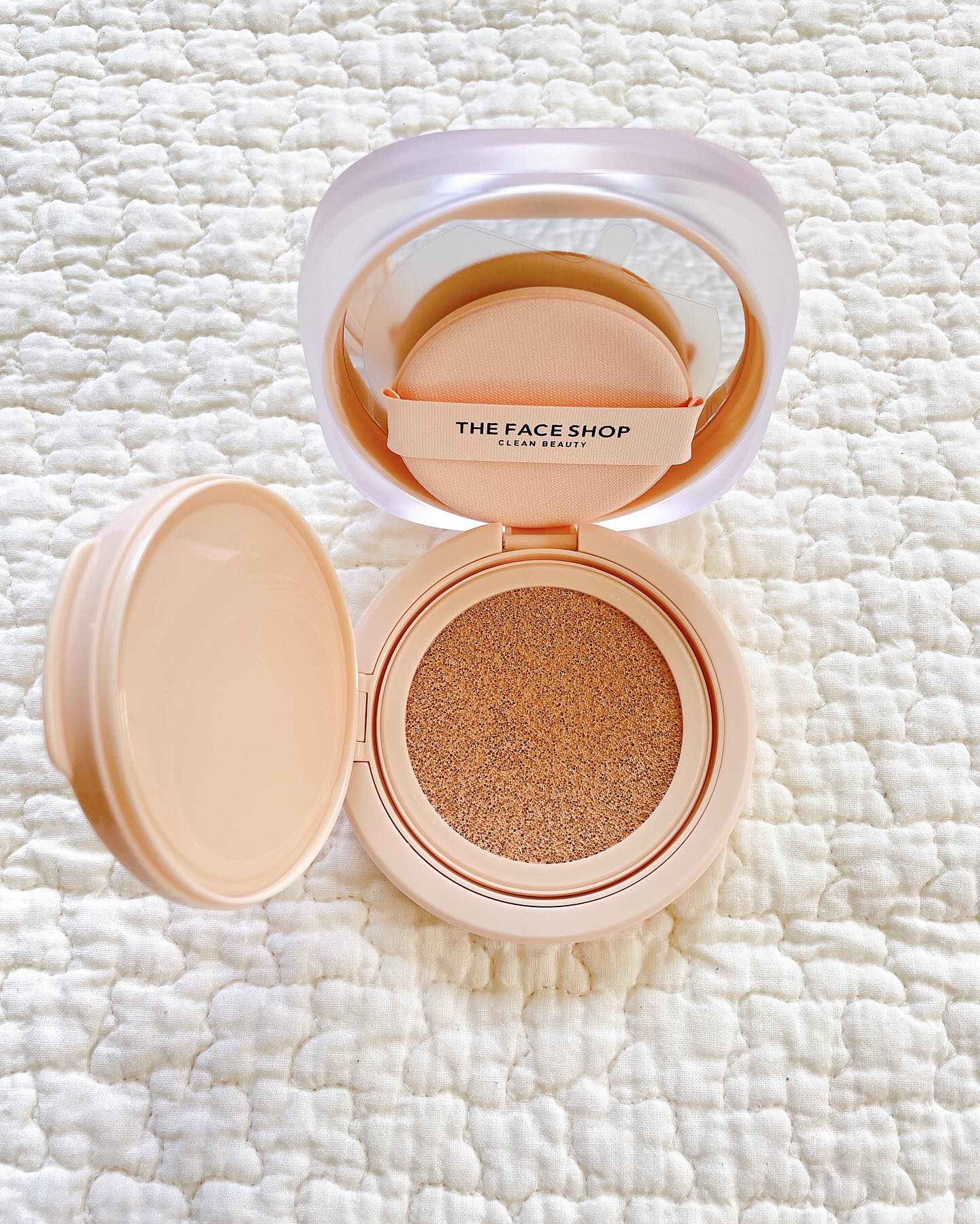 インクラスティングクッションファンデーション/THE FACE SHOP/クッションファンデーションを使ったクチコミ（2枚目）