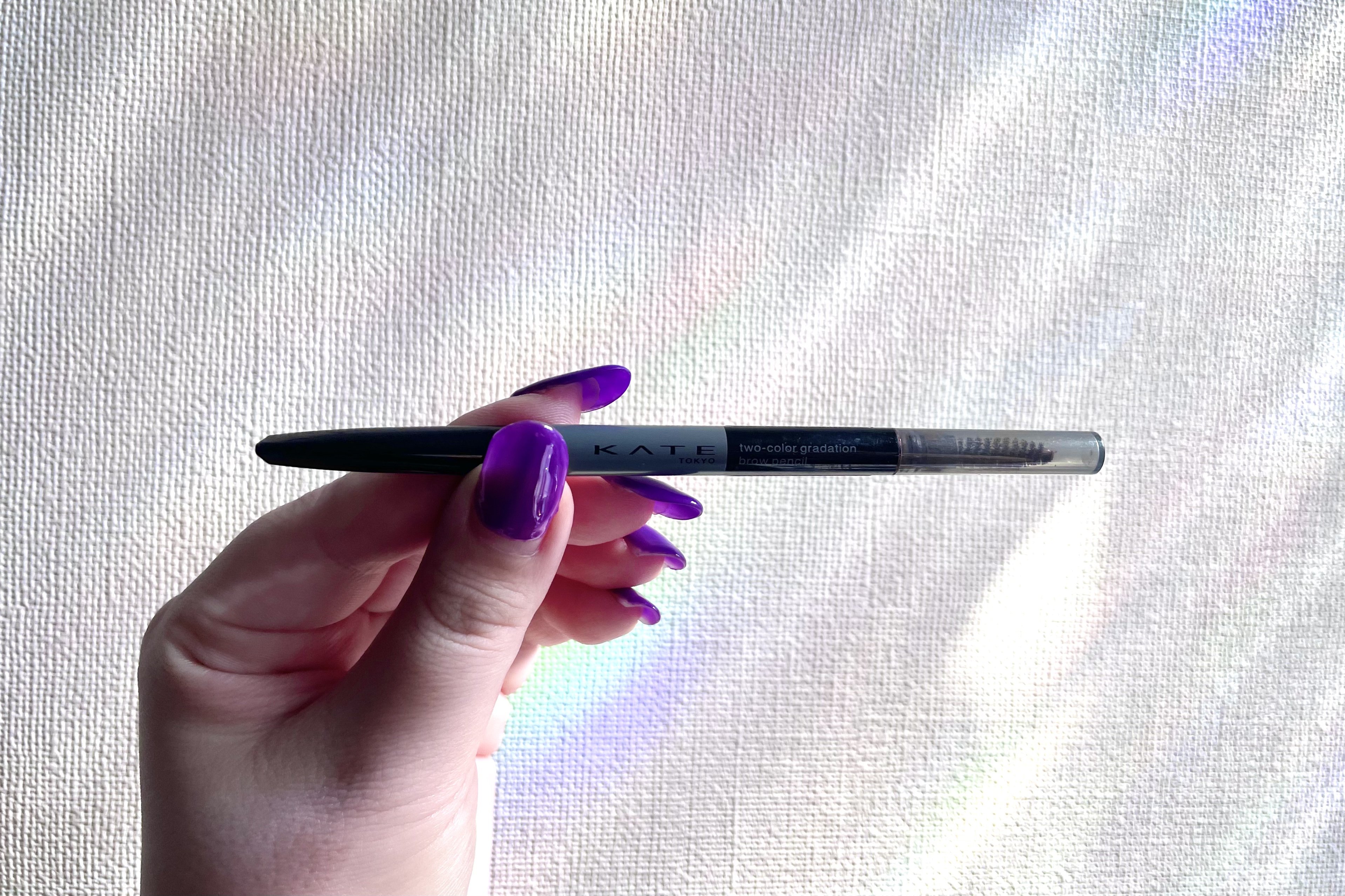 2カラーグラデーションブロウペンシル EX-3 ブラウンピンク/KATE/アイブロウペンシルを使ったクチコミ（1枚目）