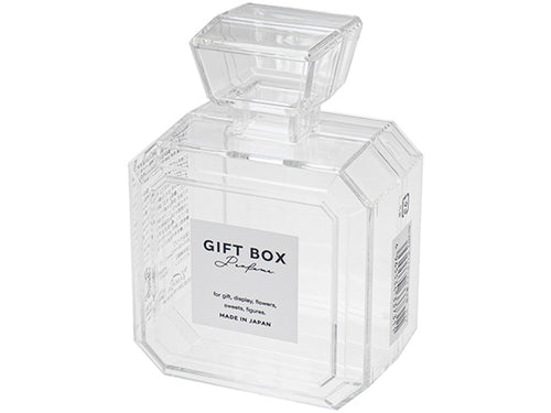 DAISO ギフトボックス香水型　クリア