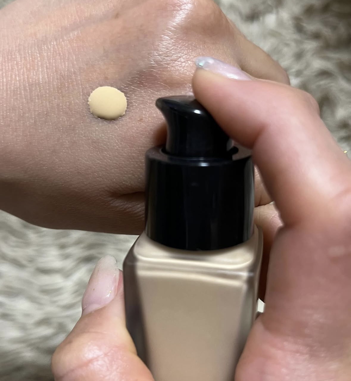 タンイドル ウルトラ ウェア リキッド N/LANCOME/リキッドファンデーションを使ったクチコミ（2枚目）