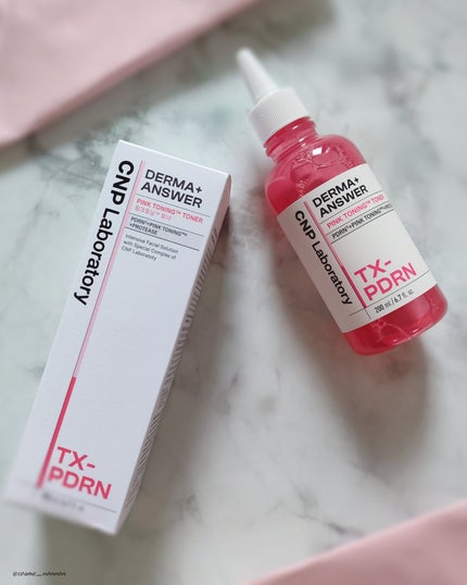ダーマアンサーピンクトーニングトナー/CNP Laboratory/化粧水を使ったクチコミ(5枚目)