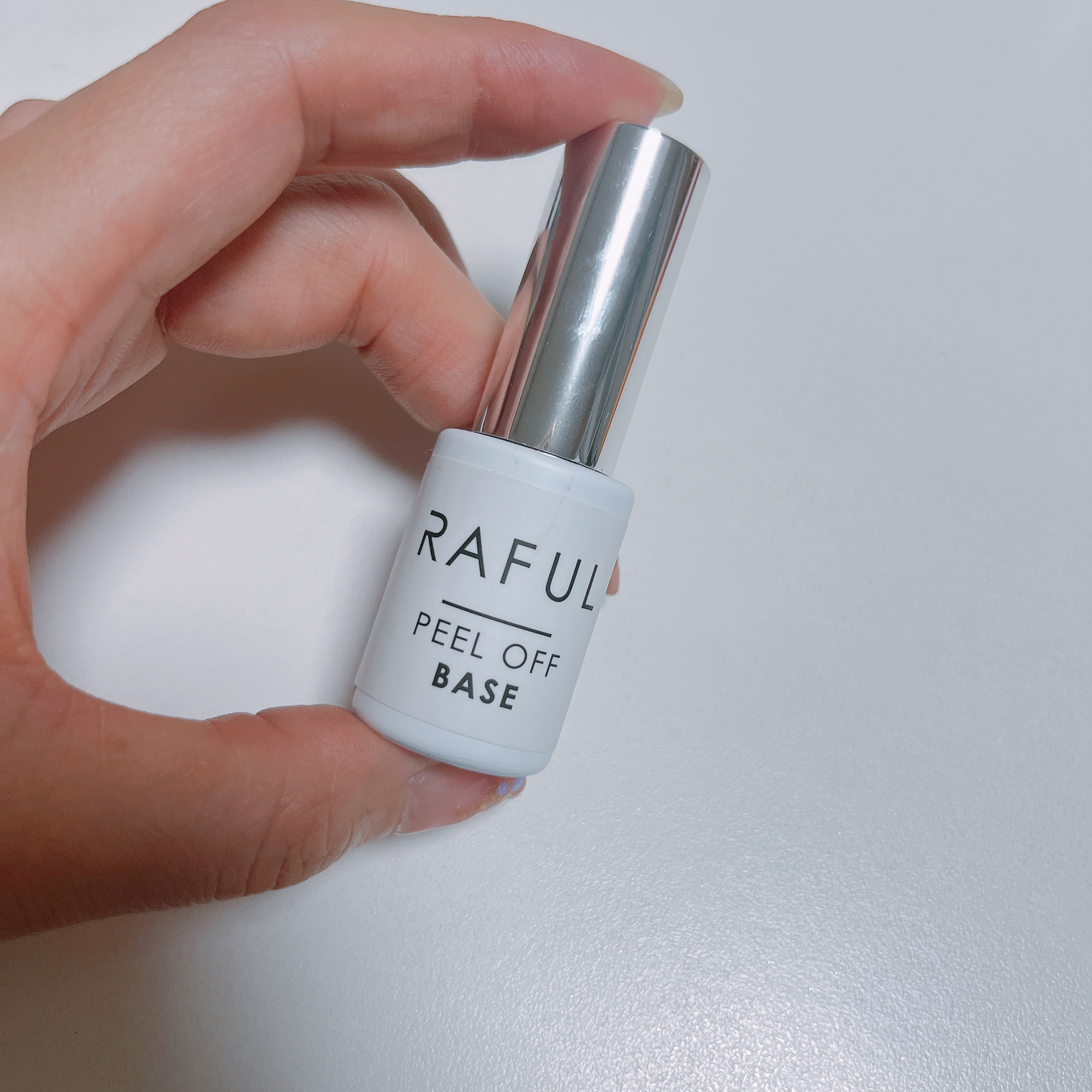 ピールオフベースジェル/RAFUL/ジェルネイルを使ったクチコミ（1枚目）