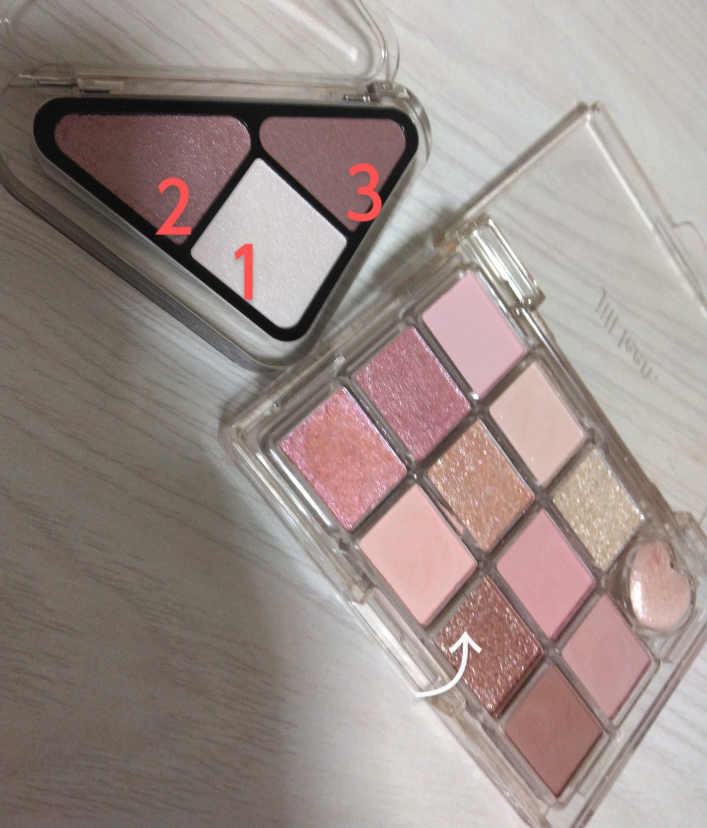 シャイニング12色ミニアイシャドウパレット/jill leen./アイシャドウパレットを使ったクチコミ(5枚目)