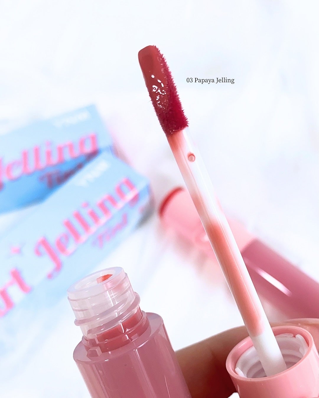 ハートゼリングティント/YNM/リップティントを使ったクチコミ(4枚目)