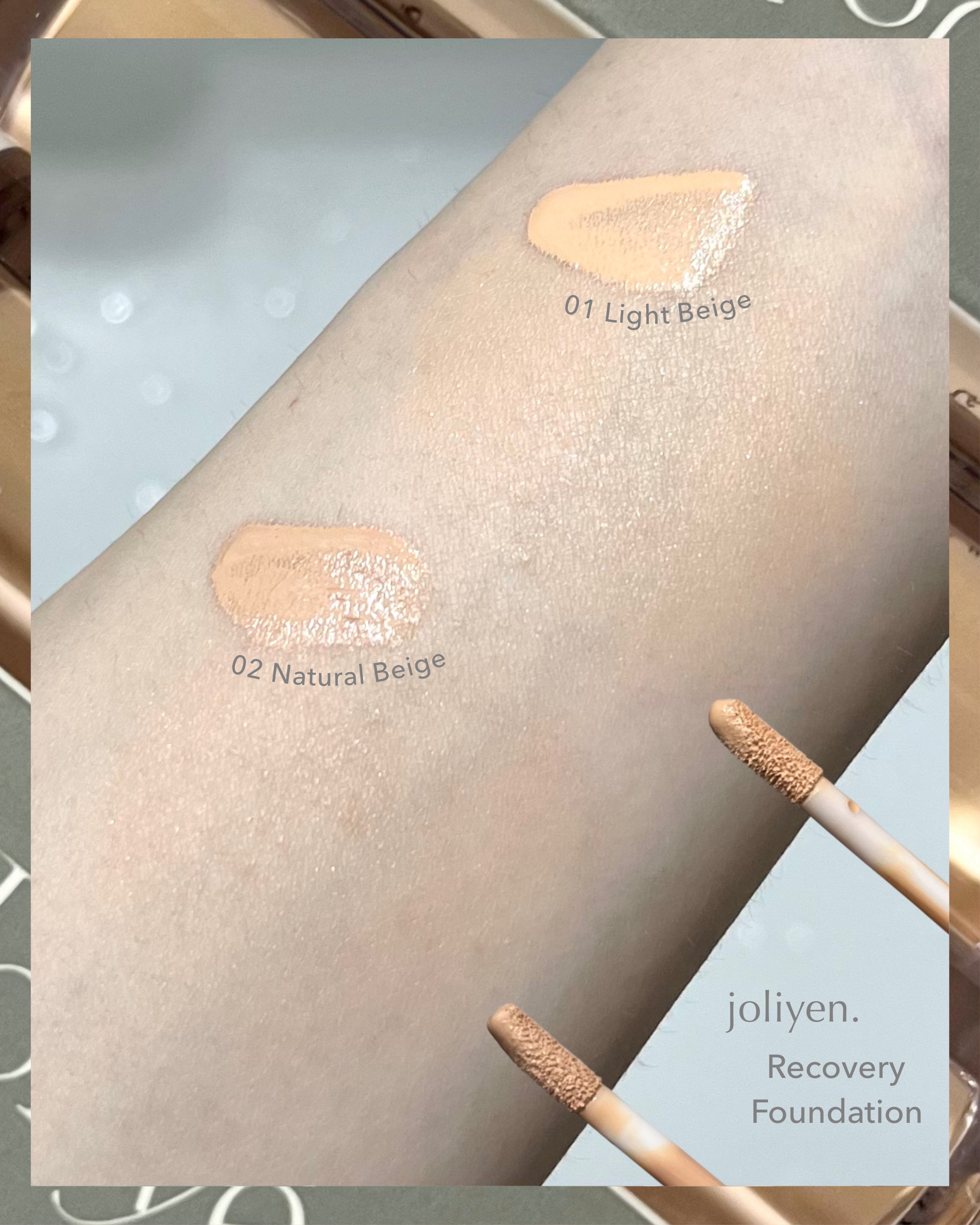 リカバリーファンデーション/Joliyen/リキッドファンデーションを使ったクチコミ（3枚目）