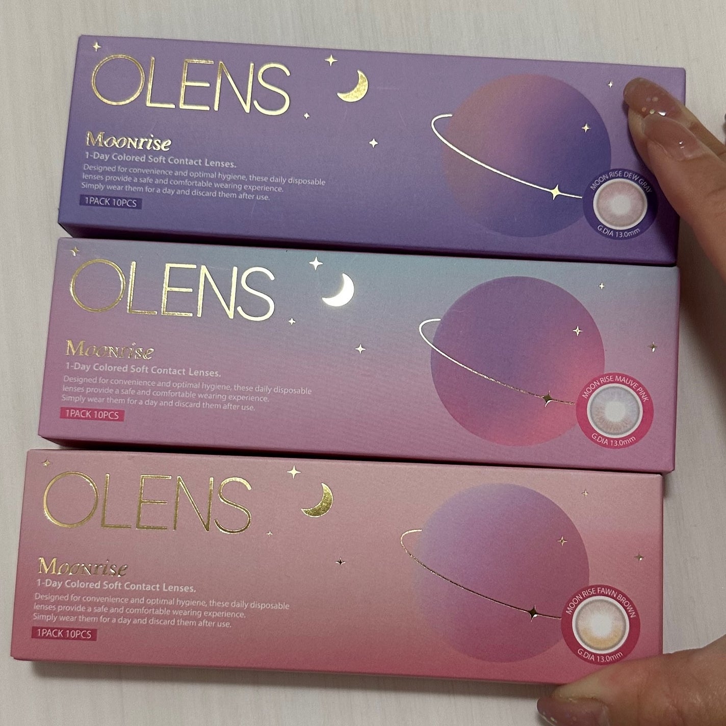 Moonrise 1day/OLENS/ワンデー(1DAY)カラコンを使ったクチコミ(4枚目)