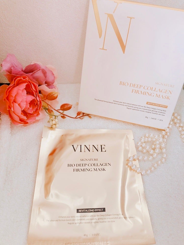シグニチャーバイオディープコラーゲンファーミングマスク/VINNE /シートマスク・パックを使ったクチコミ(1枚目)
