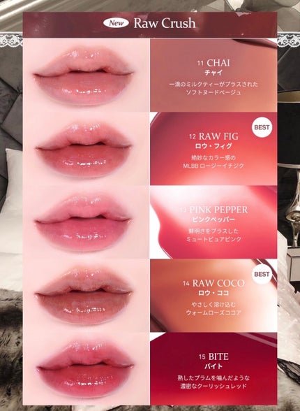 ロウグロウジェルティント/hince/リップティントを使ったクチコミ(6枚目)