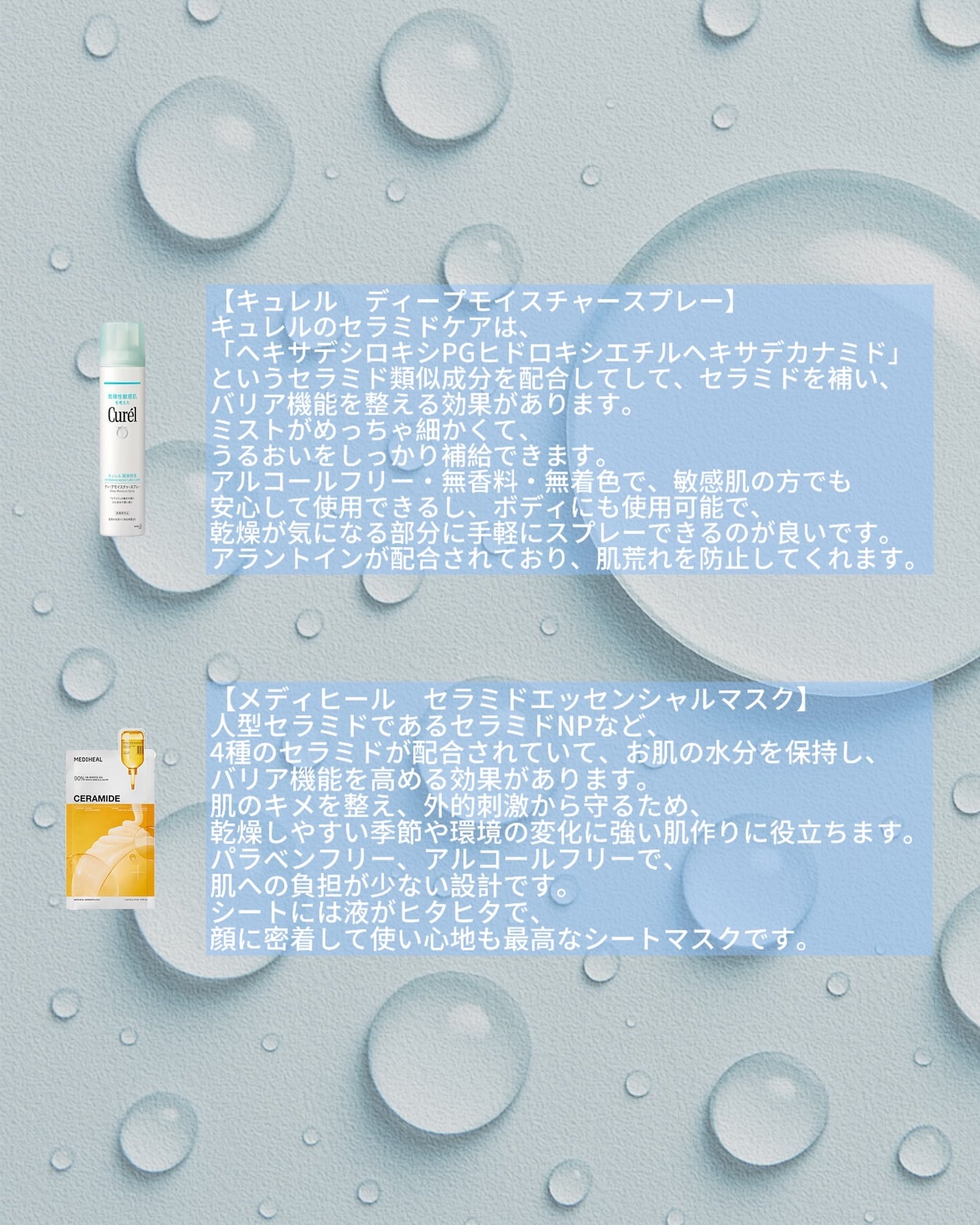 ディープモイスチャースプレー/キュレル/ミスト状化粧水を使ったクチコミ(3枚目)