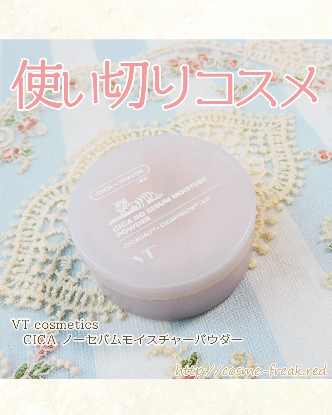 VT CICA ノーセバムモイスチャーパウダー/VT/ルースパウダーを使ったクチコミ(1枚目)