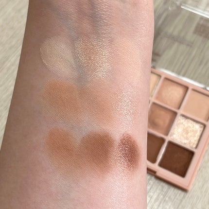 シャドウパレット/dasique/アイシャドウパレットを使ったクチコミ(4枚目)