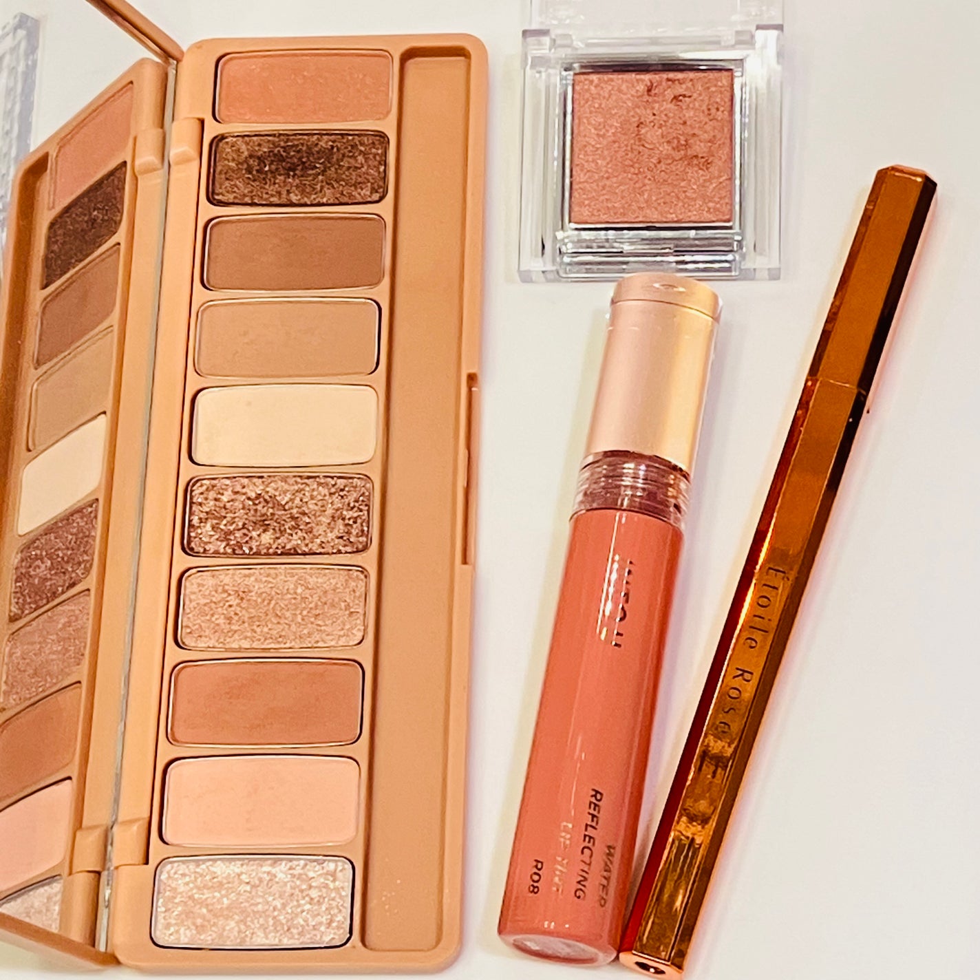 もものもものもものうち on LIPS 「♡オレンジモカ メイク♡♡アイブロウ・アイシャドウ♡⚫︎エチュ..」(1枚目)