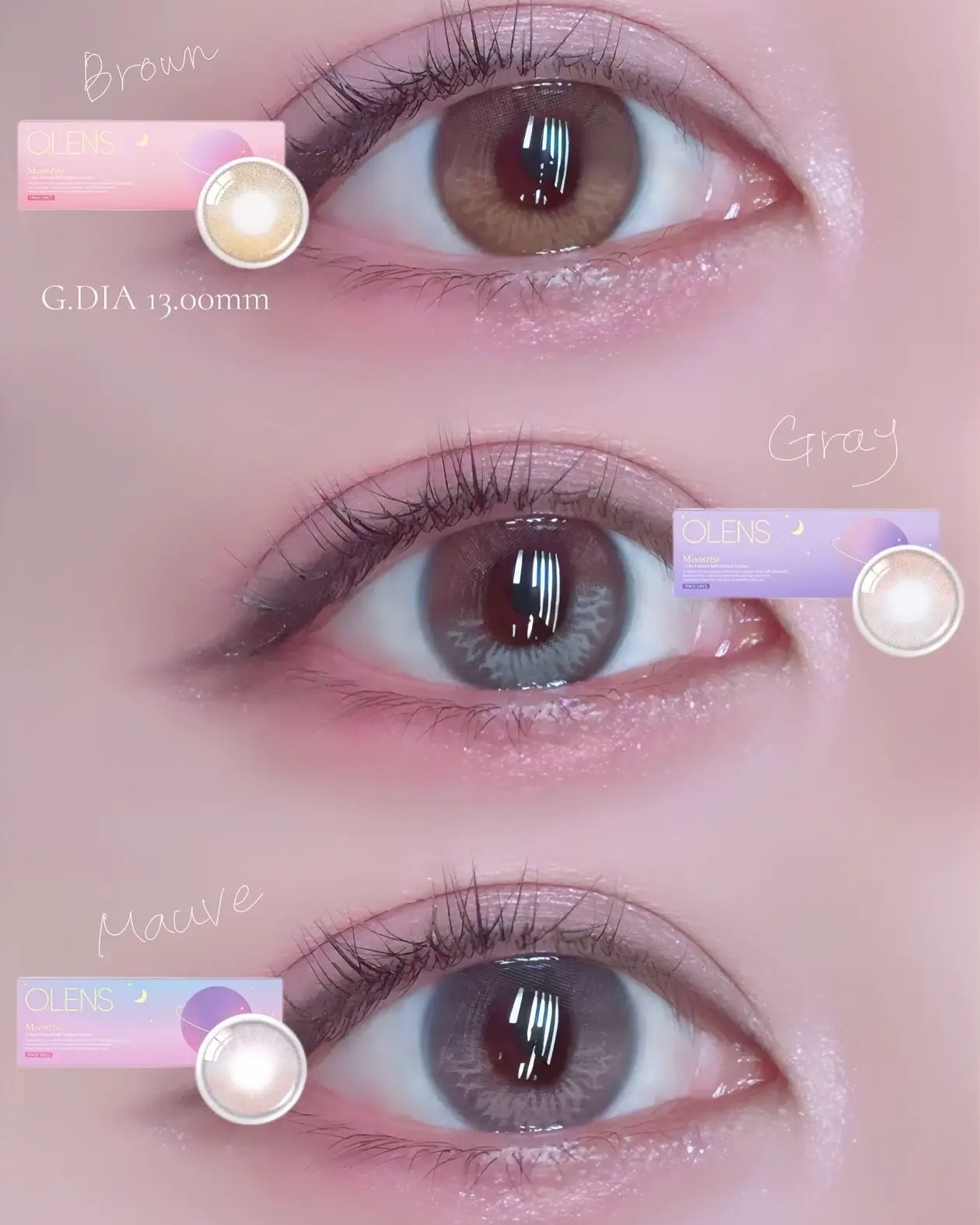 Moonrise 1day/OLENS/ワンデー（１DAY）カラコンを使ったクチコミ（3枚目）