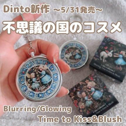 グローイングタイムトゥーキスアンドブラッシュ/Dinto/口紅を使ったクチコミ(1枚目)