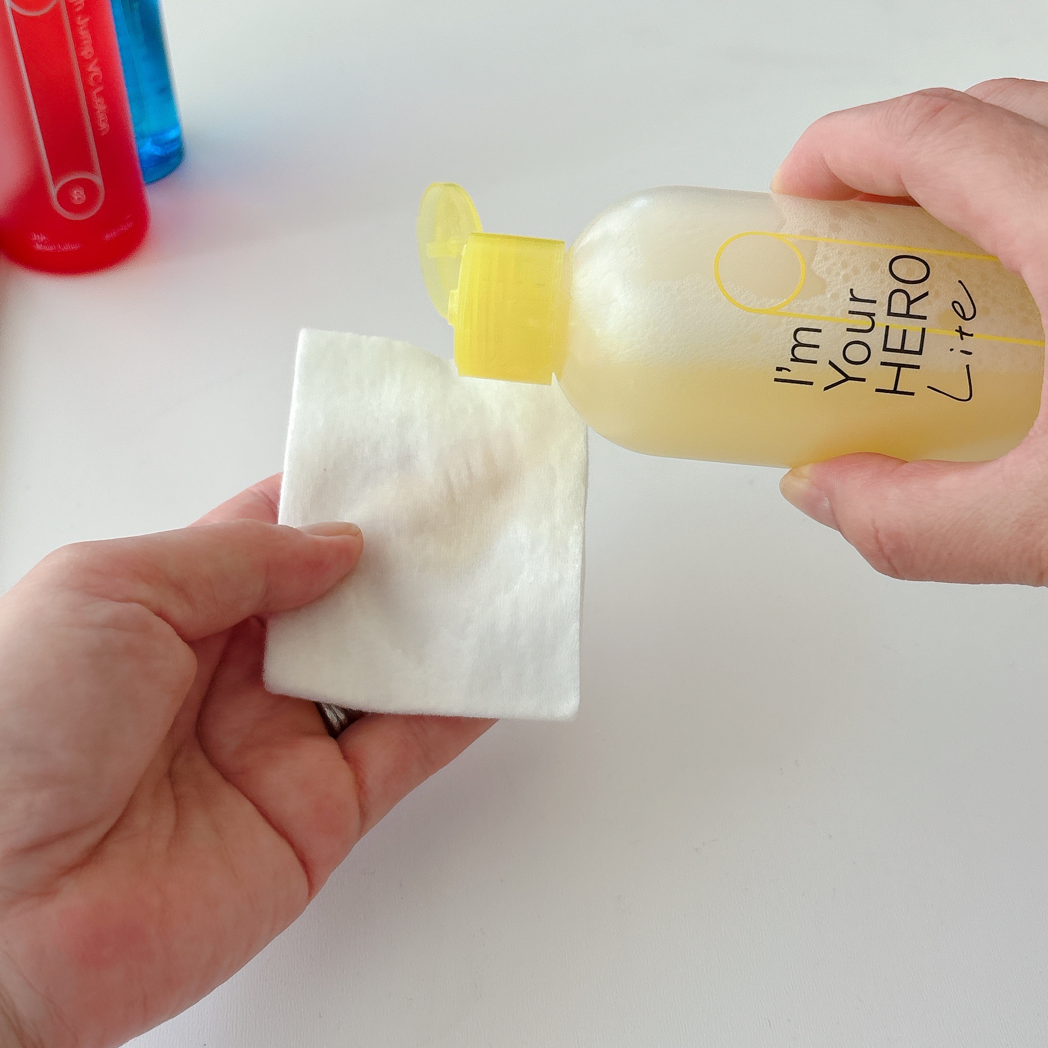 アイムユアヒーロー ライト/SISI/クレンジングウォーターを使ったクチコミ（3枚目）