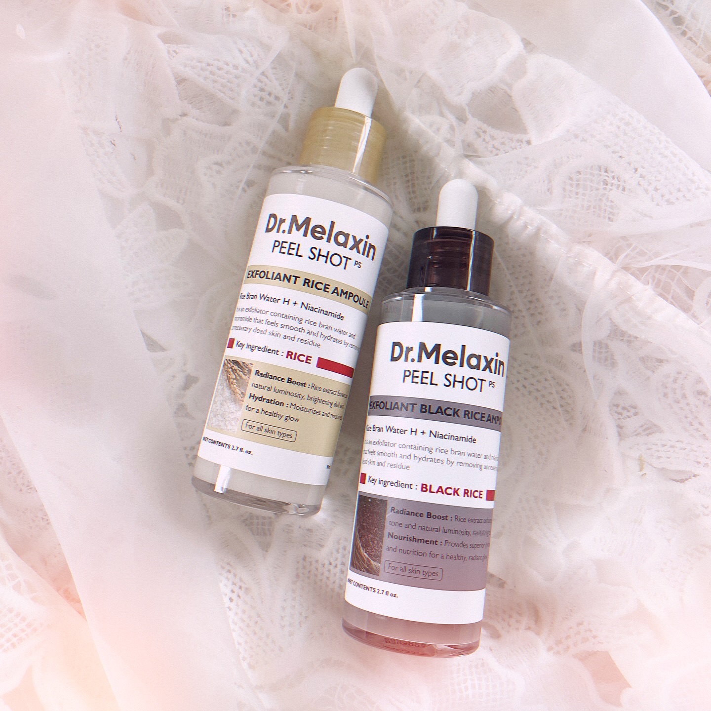 白米ピールショットゴマージュアンプル/Dr.Melaxin/美容液を使ったクチコミ（1枚目）