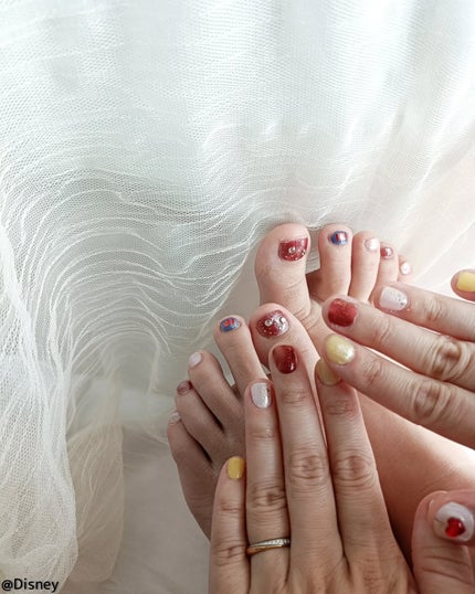 ハンド&ペディキュアセット Disney collection/ohora/ネイルシールを使ったクチコミ(8枚目)