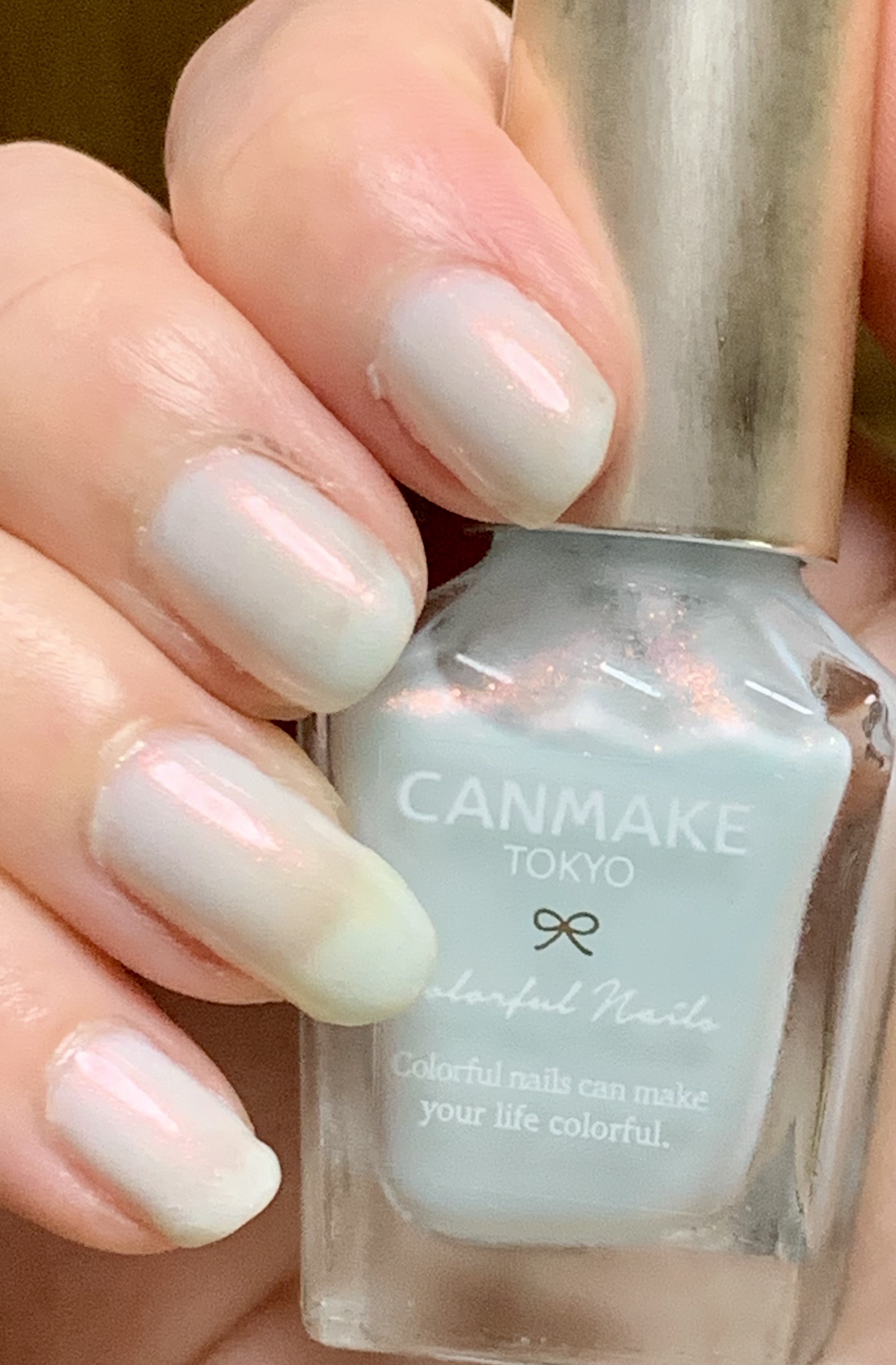 カラフルネイルズ N113 テンダーブリーズ/キャンメイク/マニキュアを使ったクチコミ（1枚目）