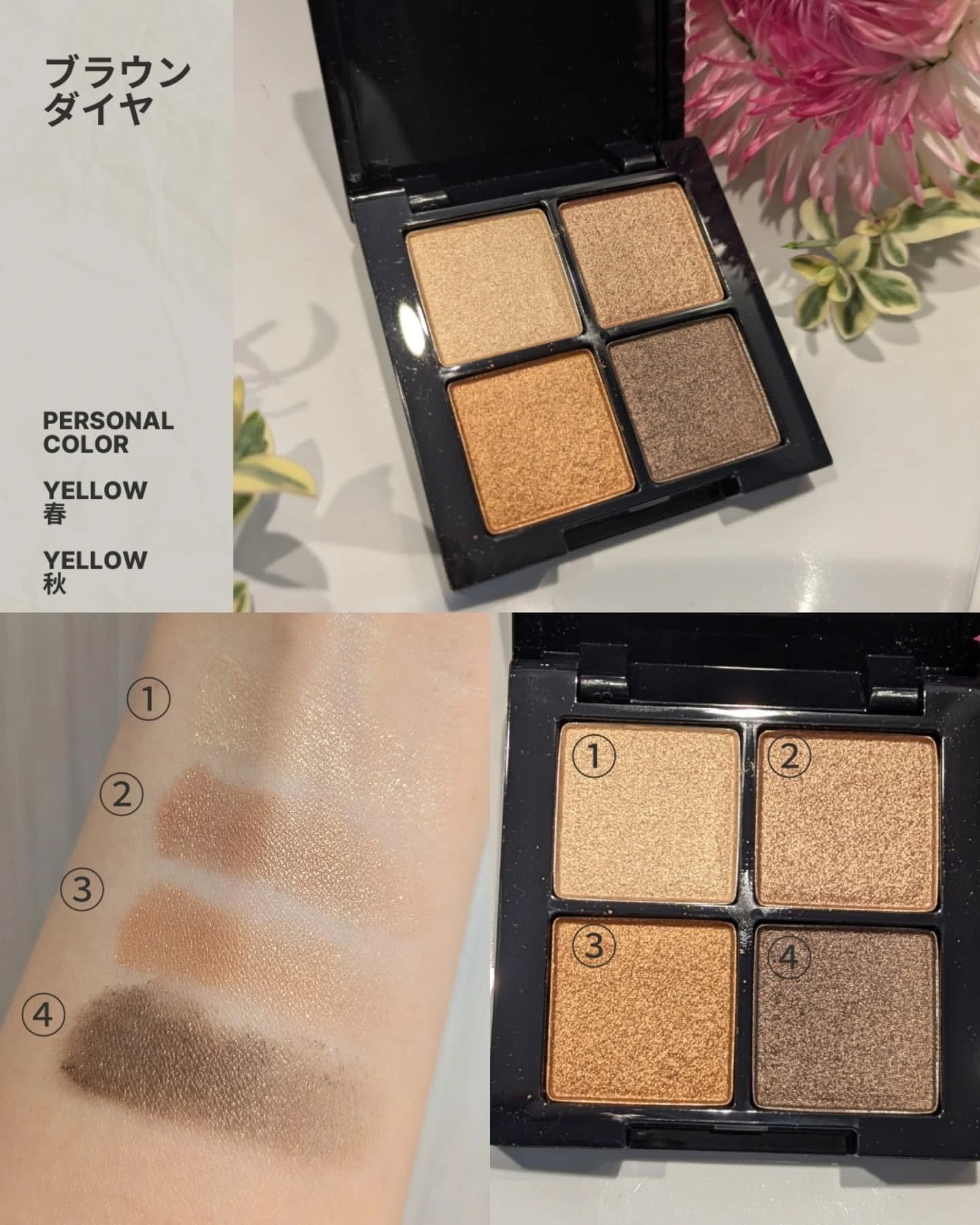 アイシャドウパレット/MIRIMU/アイシャドウパレットを使ったクチコミ（3枚目）