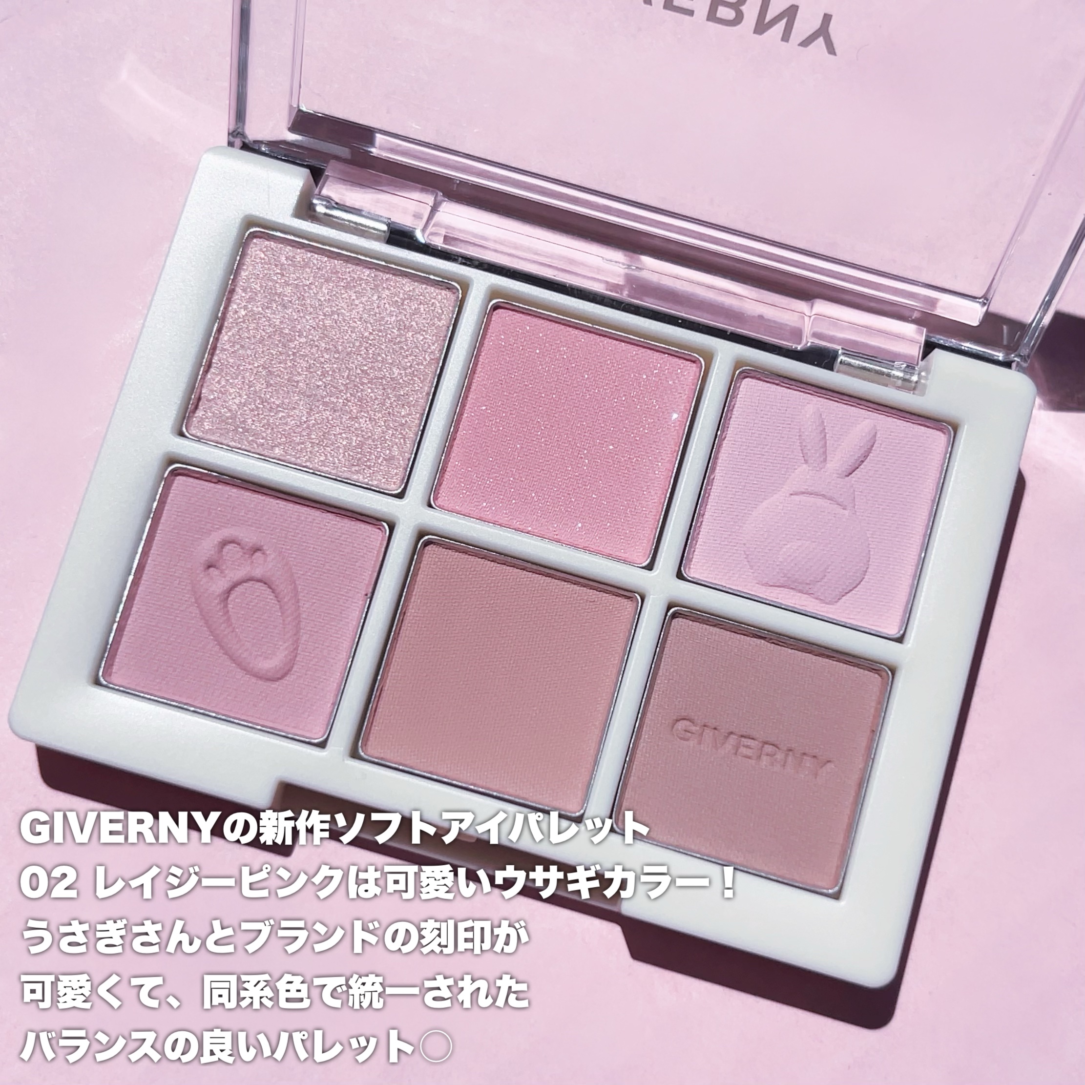 SOFT EYE PALETTE/GIVERNY/アイシャドウパレットを使ったクチコミ（2枚目）