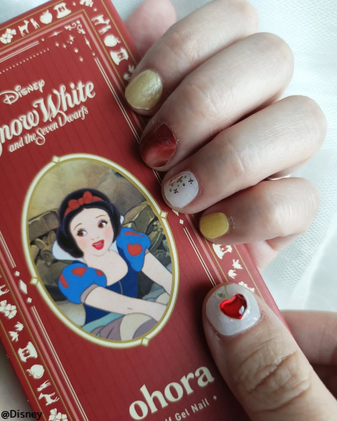 ハンド&ペディキュアセット Disney collection/ohora/ネイルシールを使ったクチコミ(7枚目)