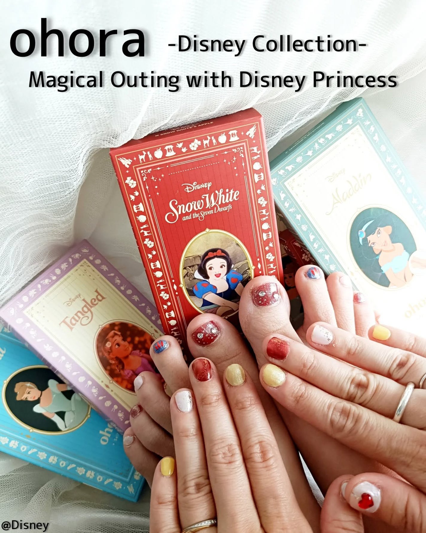 ハンド&ペディキュアセット Disney collection/ohora/ネイルシールを使ったクチコミ(1枚目)