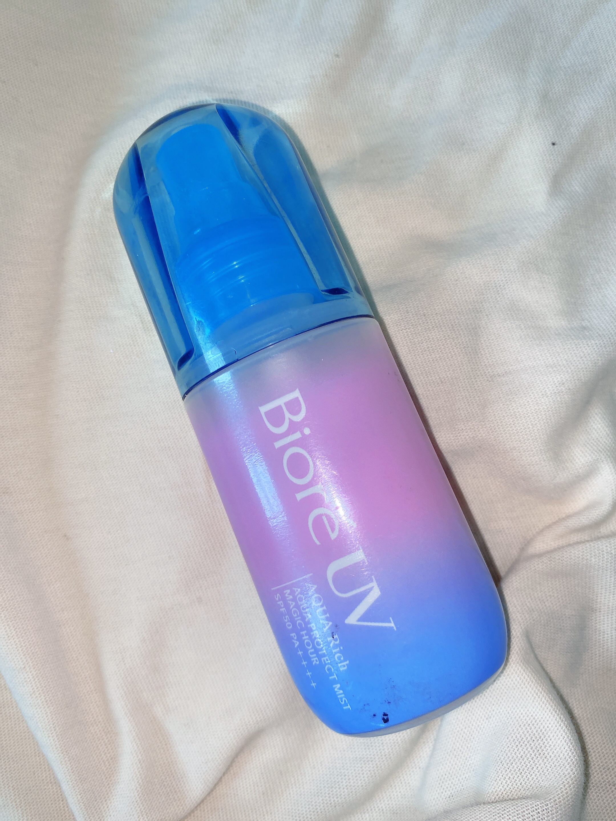 ビオレUV アクアリッチ アクアプロテクトミスト/ビオレ/日焼け止めミスト・スプレーを使ったクチコミ（1枚目）