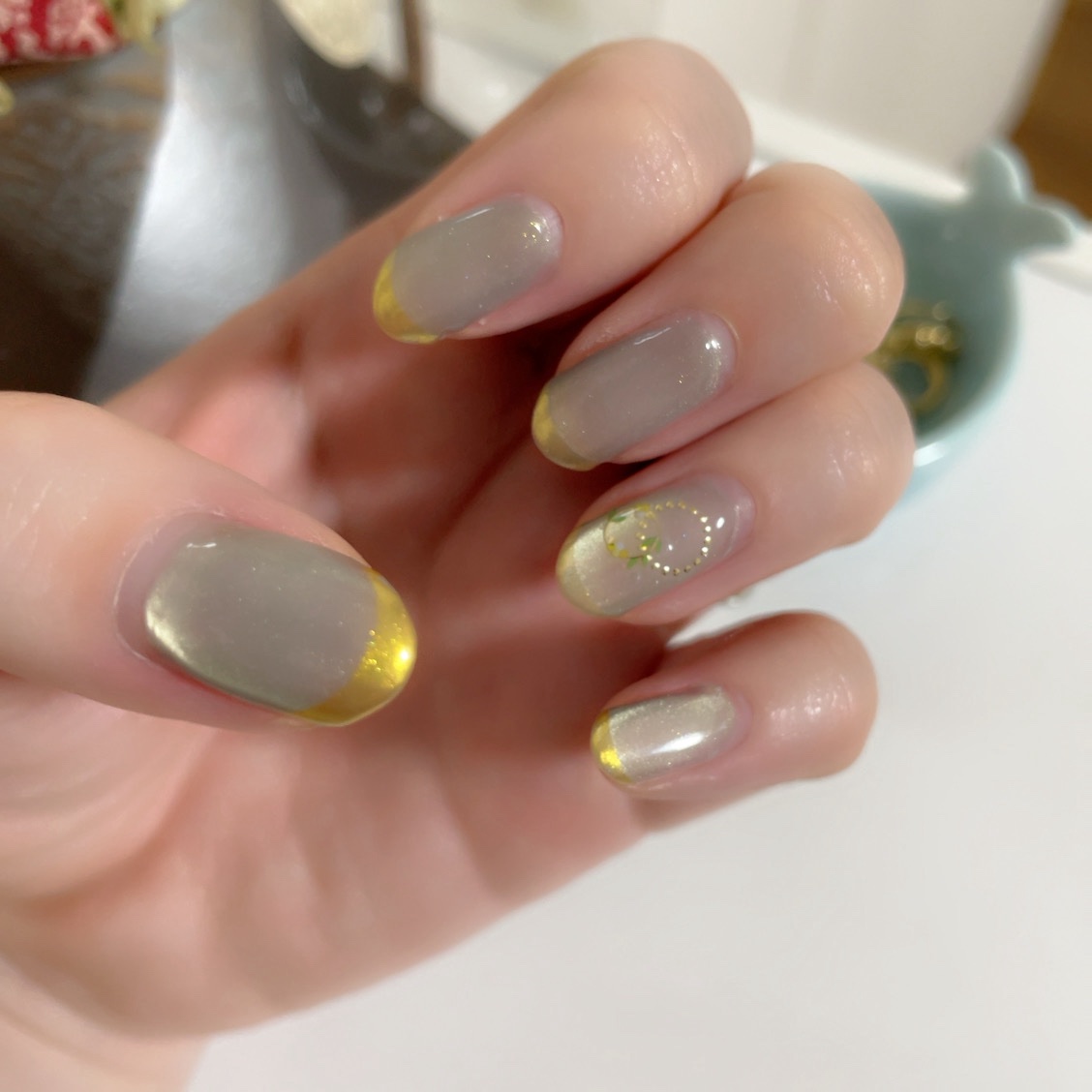 パールマグネット/ネイル工房/ジェルネイルを使ったクチコミ（2枚目）