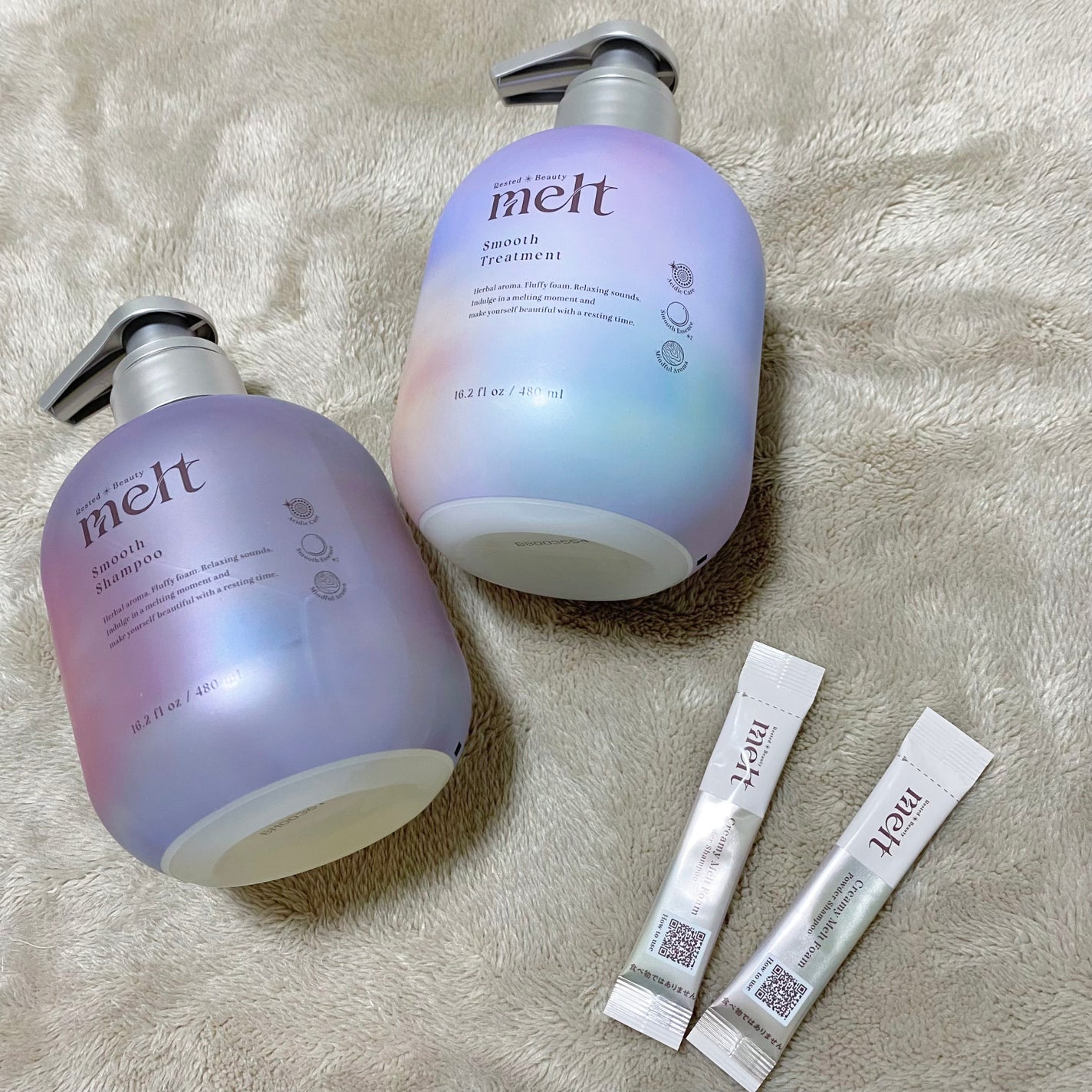 メルト スムースポンプペア+クリーミーメルトフォーム付き/melt/市販シャンプーを使ったクチコミ(2枚目)