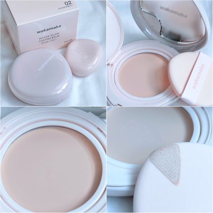 ウォーターグロウコーティングバーム/wakemake/クリーム・エマルジョンファンデーションを使ったクチコミ(7枚目)