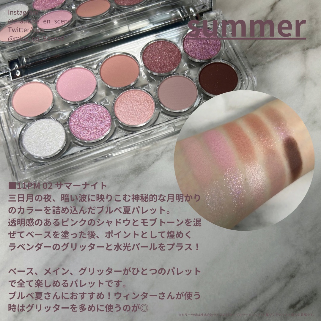 ライトオンアイズシャドウパレット/ルミル/アイシャドウパレットを使ったクチコミ（2枚目）