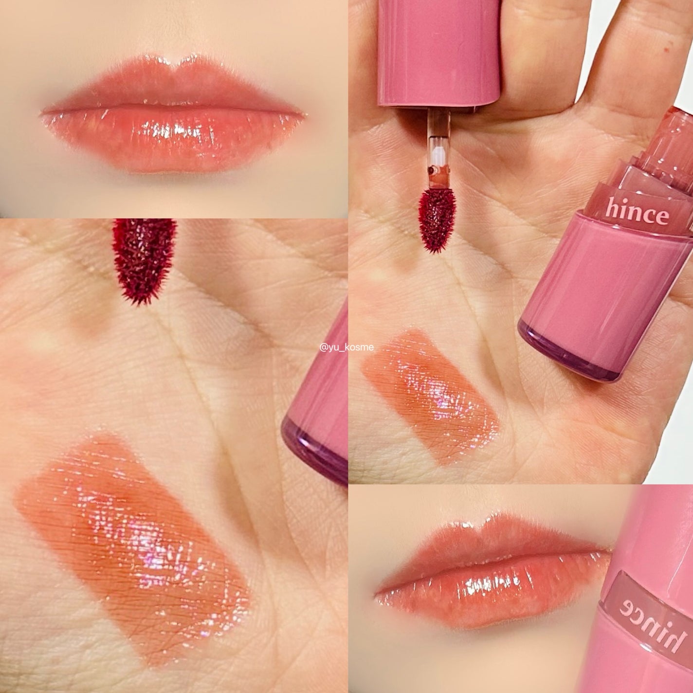 ロウグロウジェルティント/hince/リップティントを使ったクチコミ(6枚目)