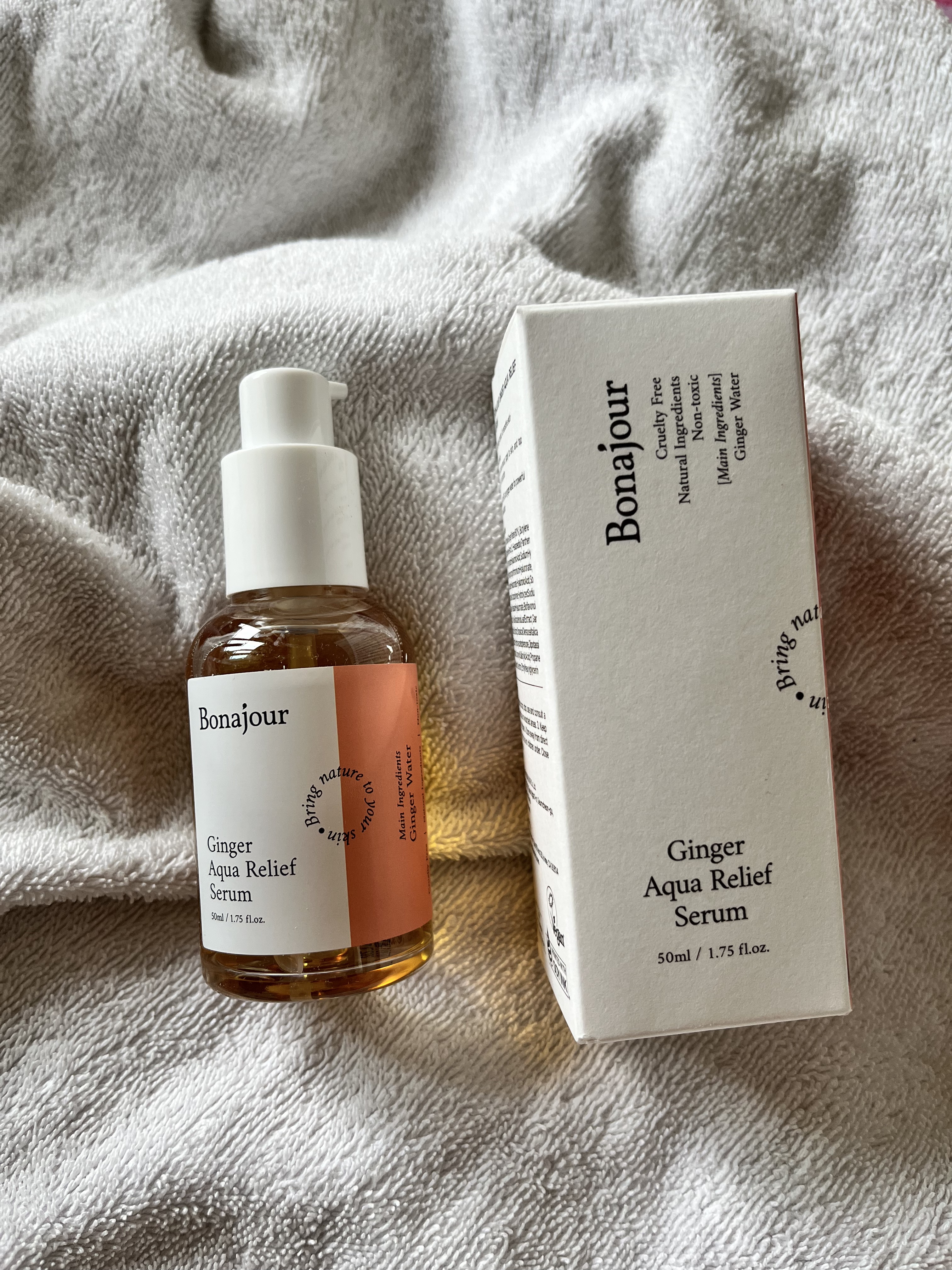 ジンジャーアクアリリーフセラム/Bonajour/美容液を使ったクチコミ（1枚目）