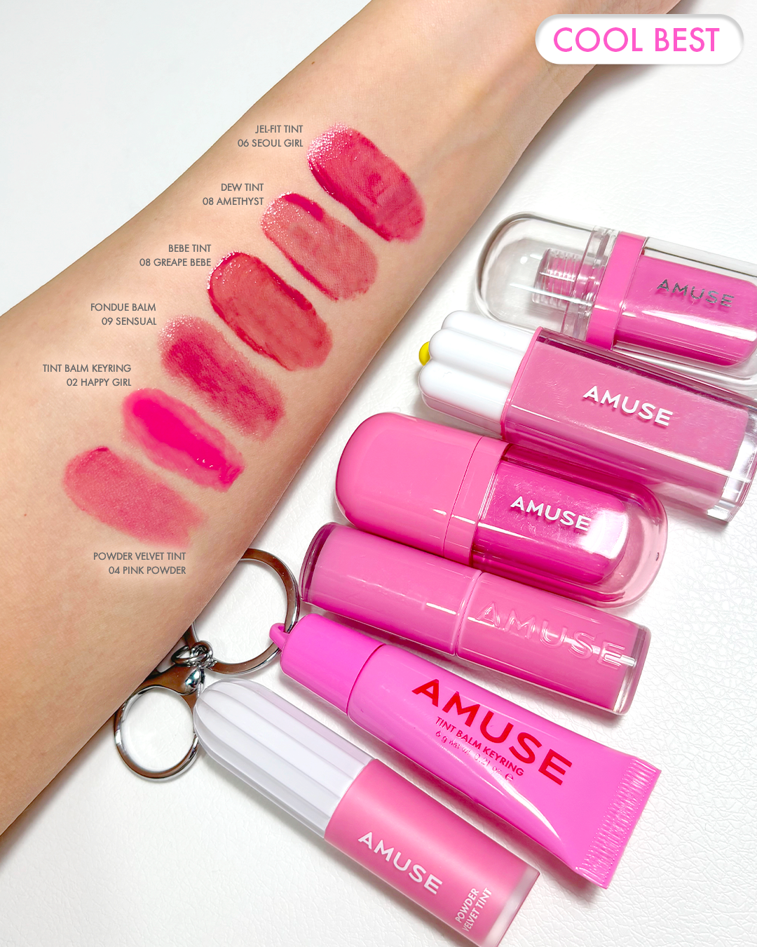 デューティント/AMUSE/リップティントを使ったクチコミ（2枚目）