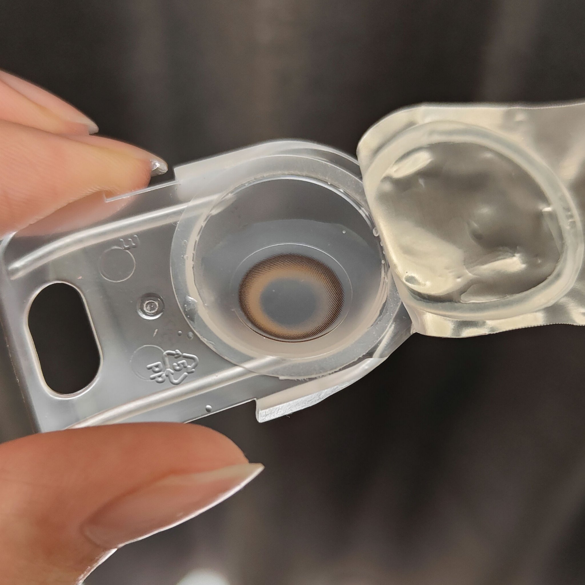 Cherry Moon 1day ブラウン/OLENS/カラーコンタクトレンズを使ったクチコミ（3枚目）