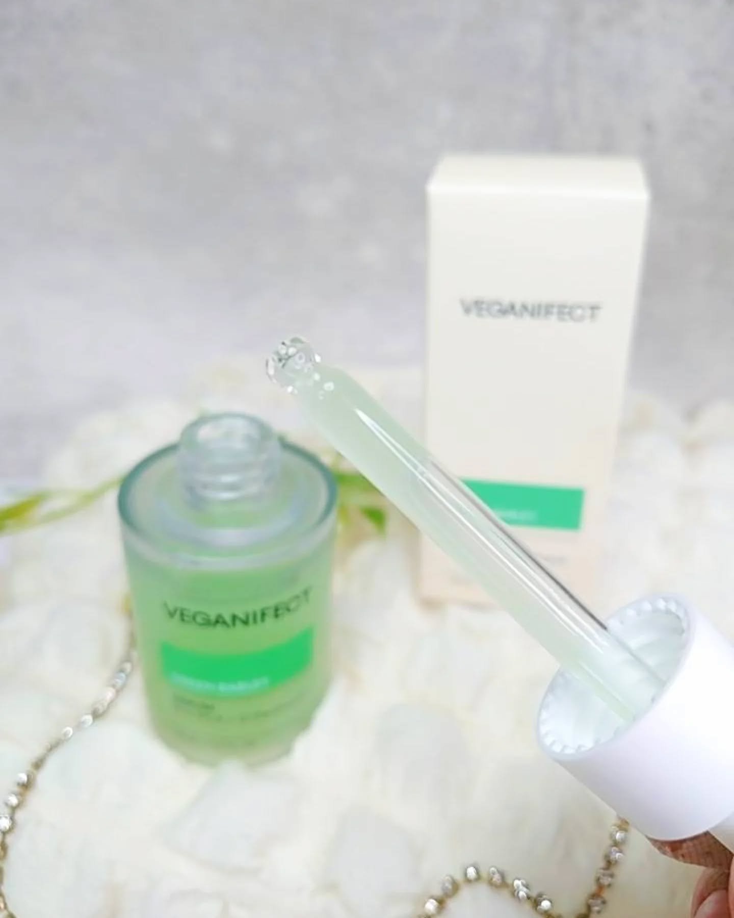 青麦ジンクセラム/Veganifect/美容液を使ったクチコミ（2枚目）