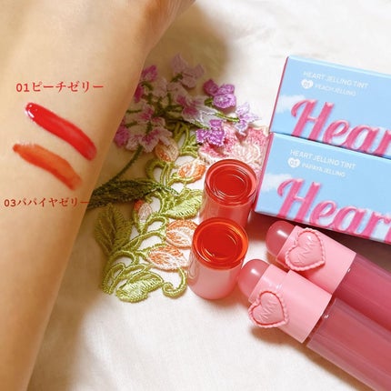 ハートゼリングティント/YNM/リップティントを使ったクチコミ(2枚目)