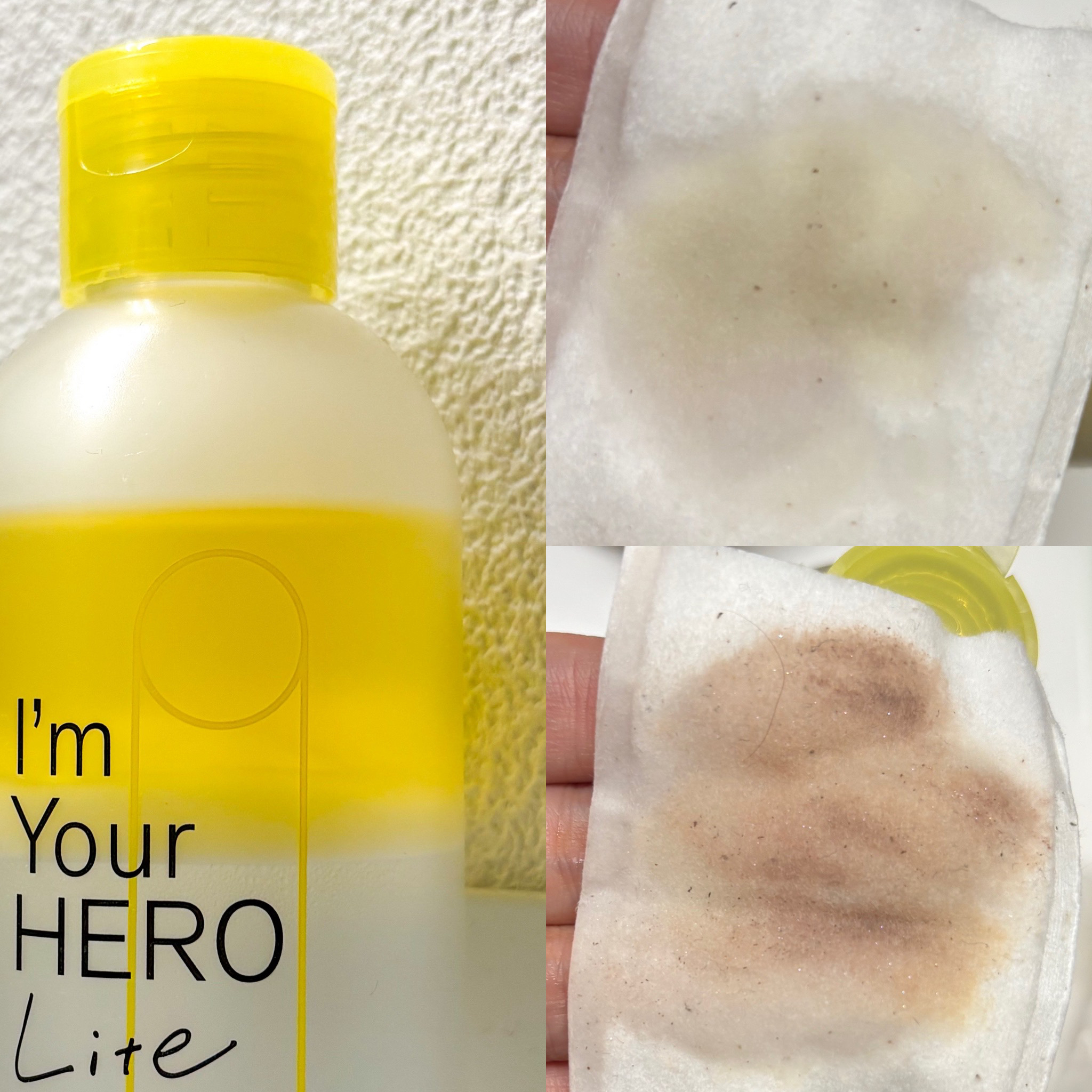 アイムユアヒーロー ライト/SISI/クレンジングウォーターを使ったクチコミ（3枚目）