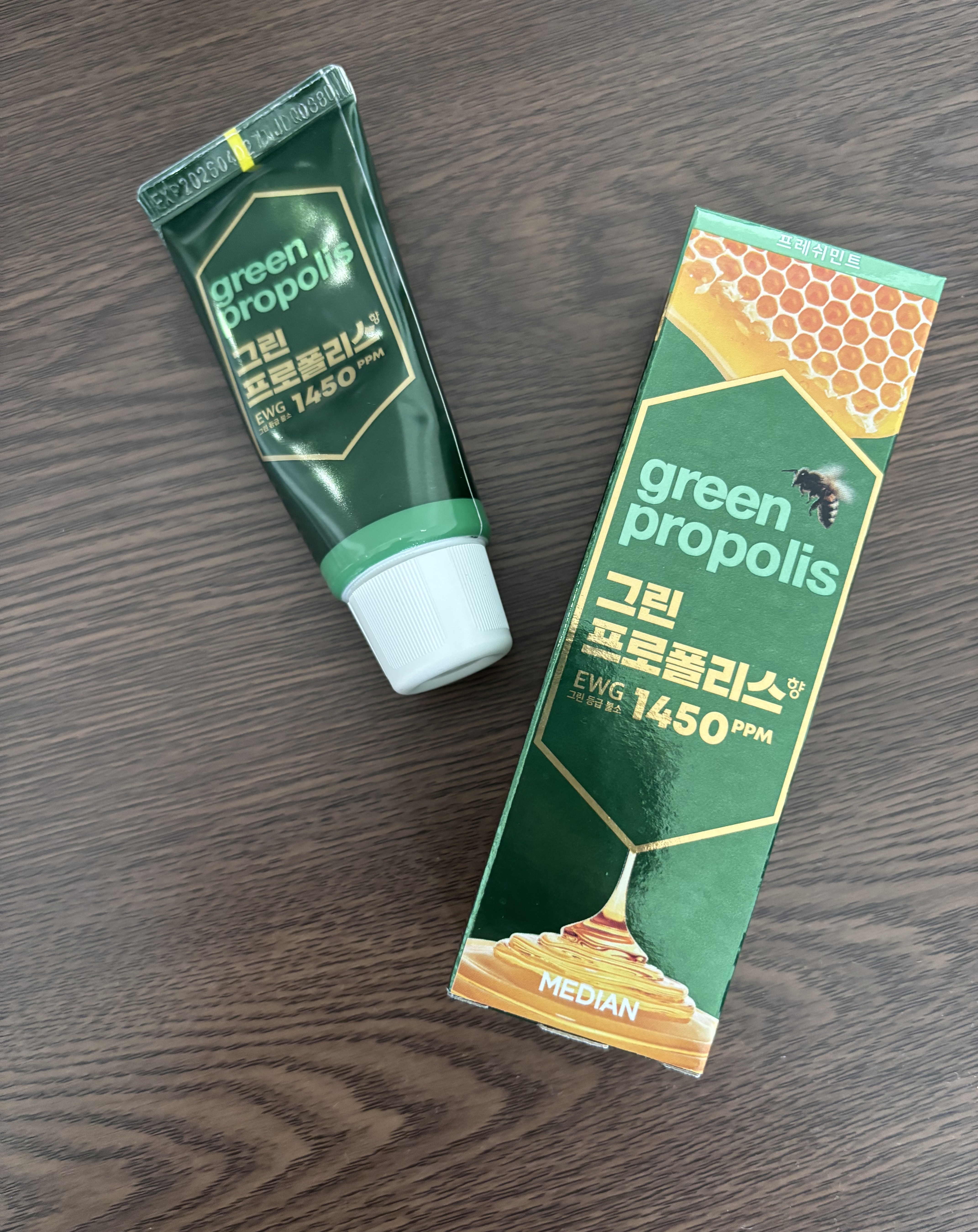 green propolis/MEDIAN/歯磨き粉を使ったクチコミ（1枚目）