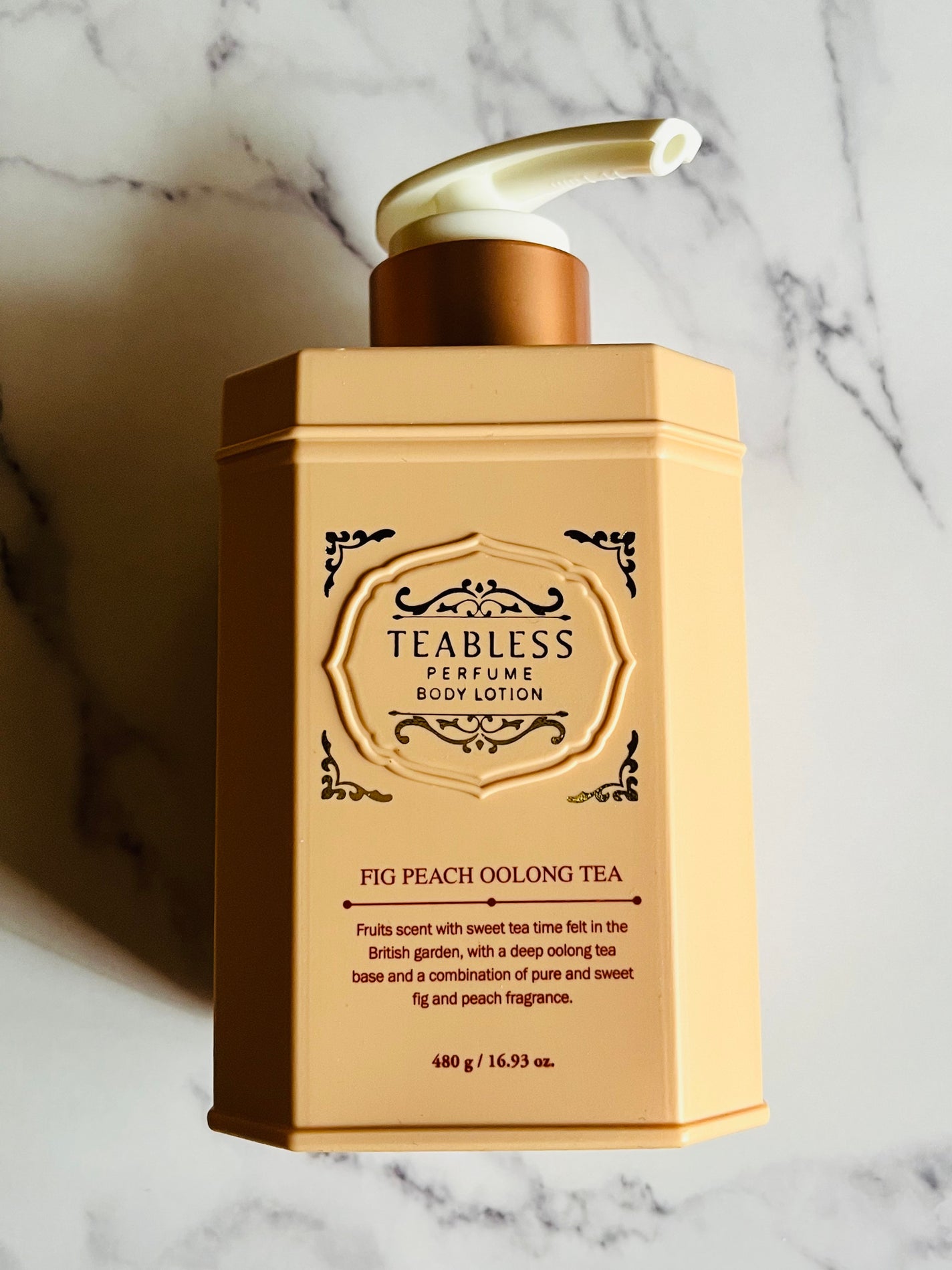 パフュームボディローション フィグピーチウーロンティー/TEABLESS/ボディローションを使ったクチコミ(2枚目)