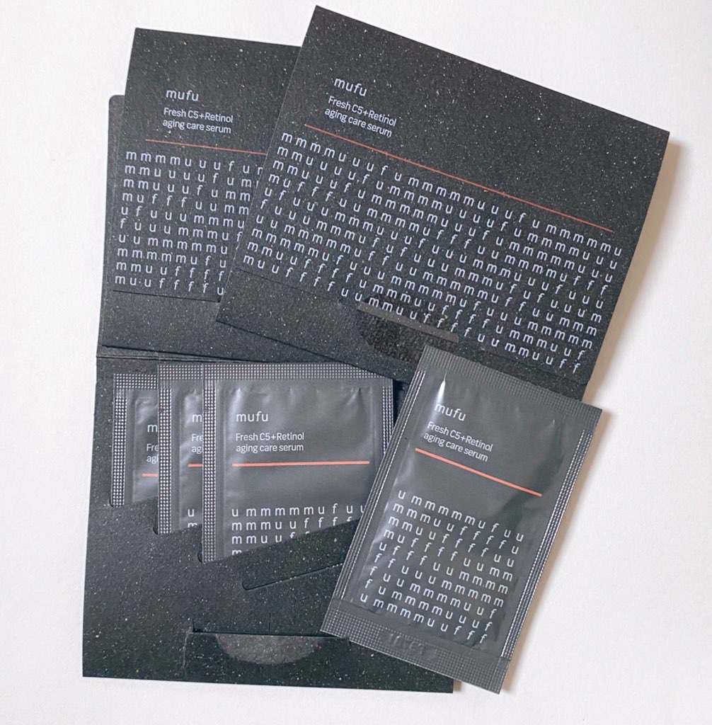 生ビタミンⅭ5+レチノールウォーターベース美容液/mufu/美容液を使ったクチコミ（1枚目）