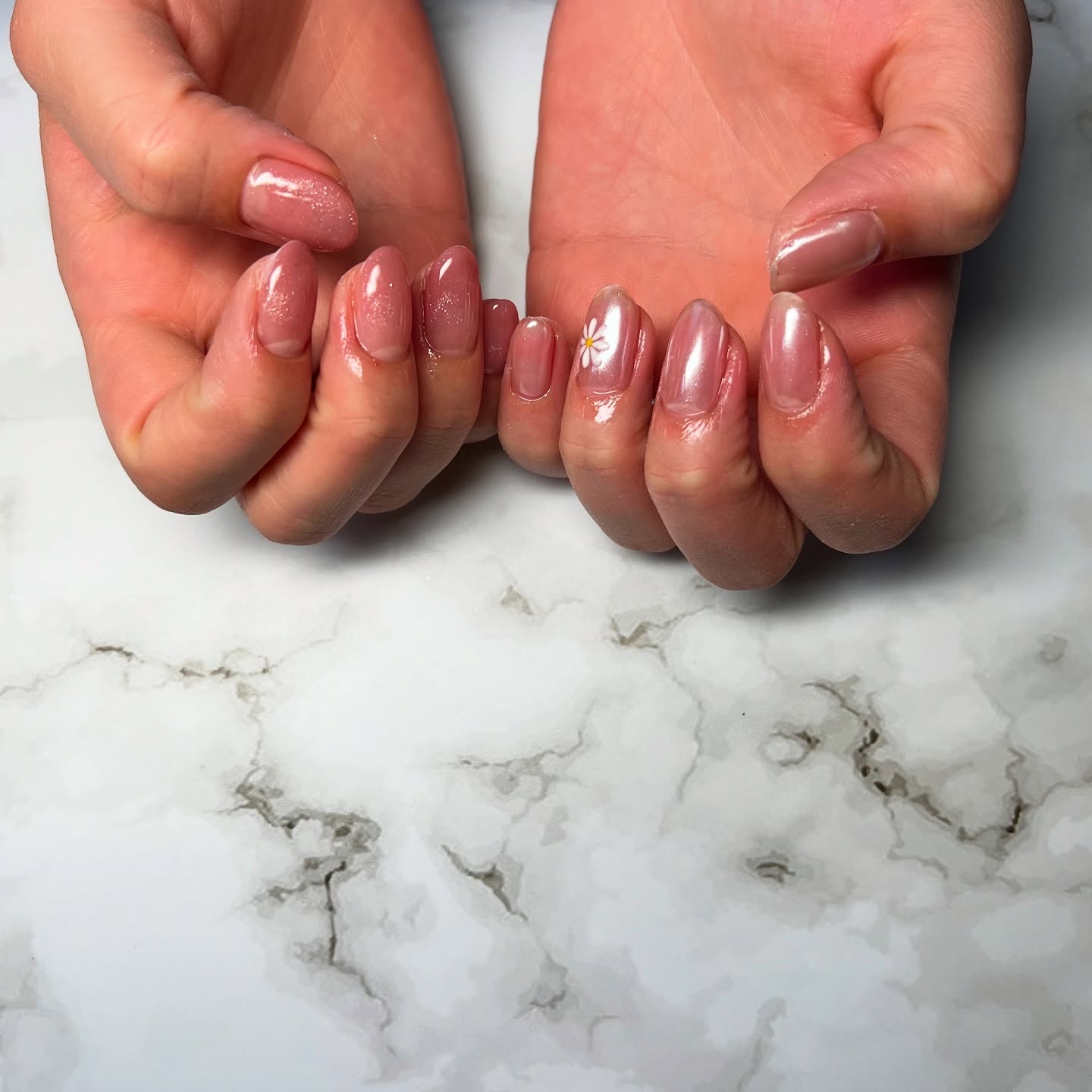 #透け感宝石ネイル,#ネイル,#ニュアンスネイル,#ジェルネイル,#ギャルネイル,#ネイル,#城陽ネイルのネイルデザイン