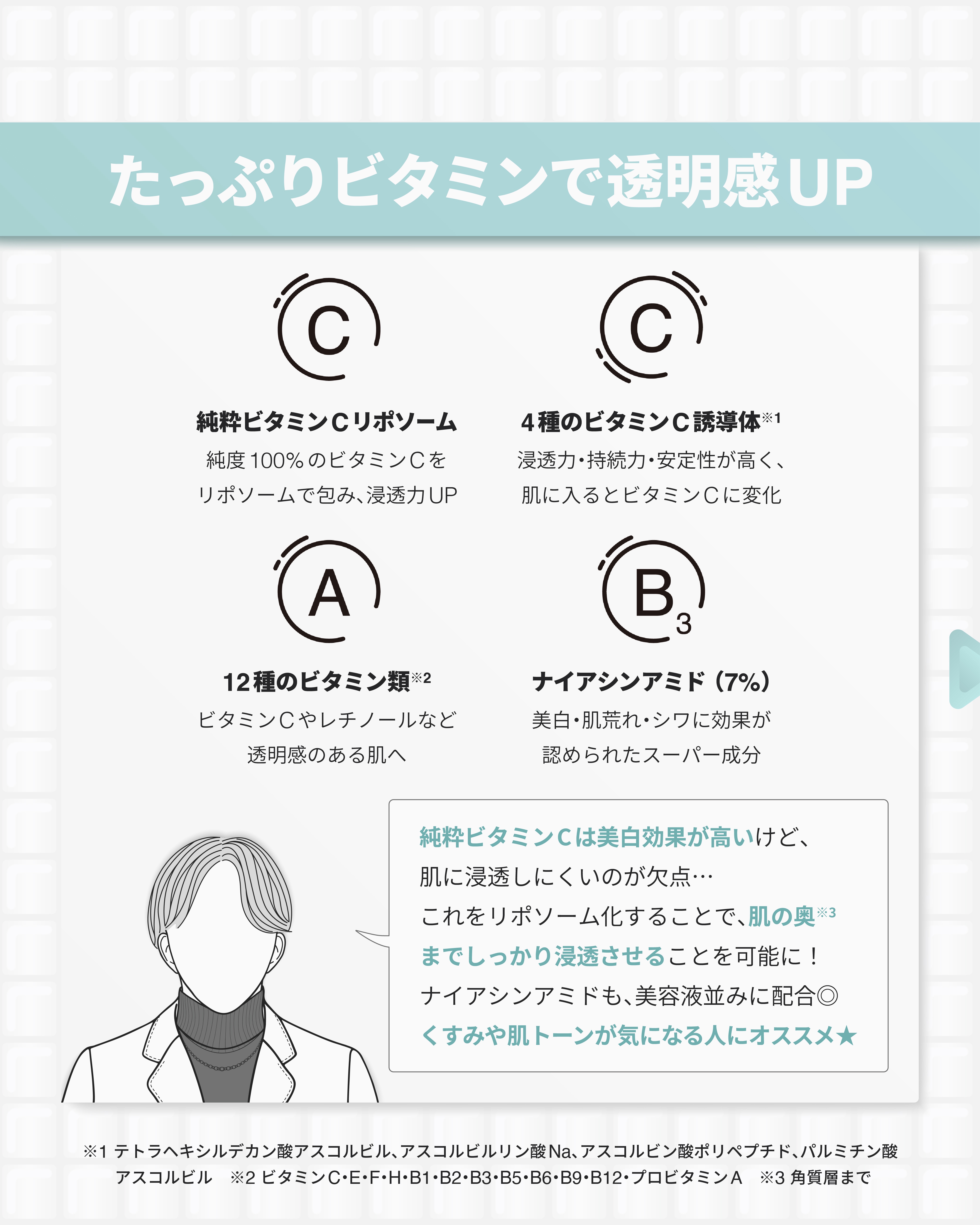 ビタ‐グルタチオン スリーエックス アンプルマスク/TRTR/シートマスク・パックを使ったクチコミ（3枚目）