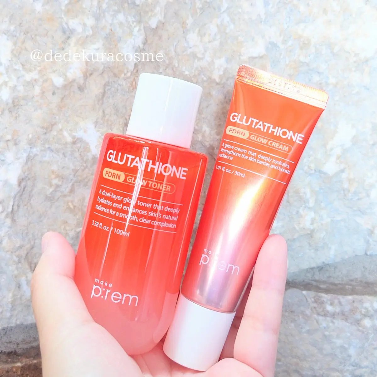 グルタチオンPDRNグロークリーム/make prem/フェイスクリームを使ったクチコミ（1枚目）