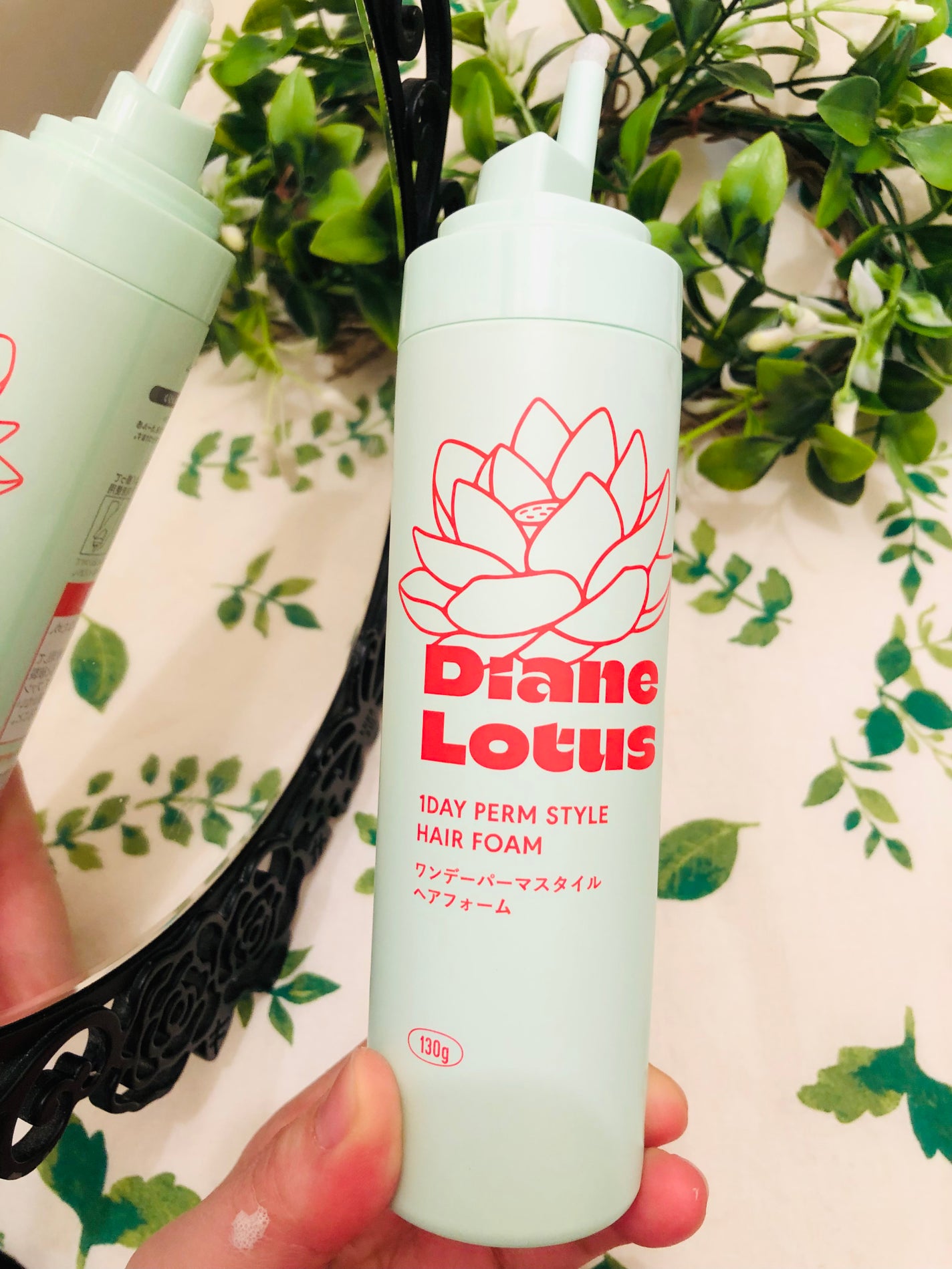 ロータス ワンデーパーマスタイル ヘアフォーム ティー&シトラスの香り/ダイアン/その他スタイリングを使ったクチコミ(3枚目)