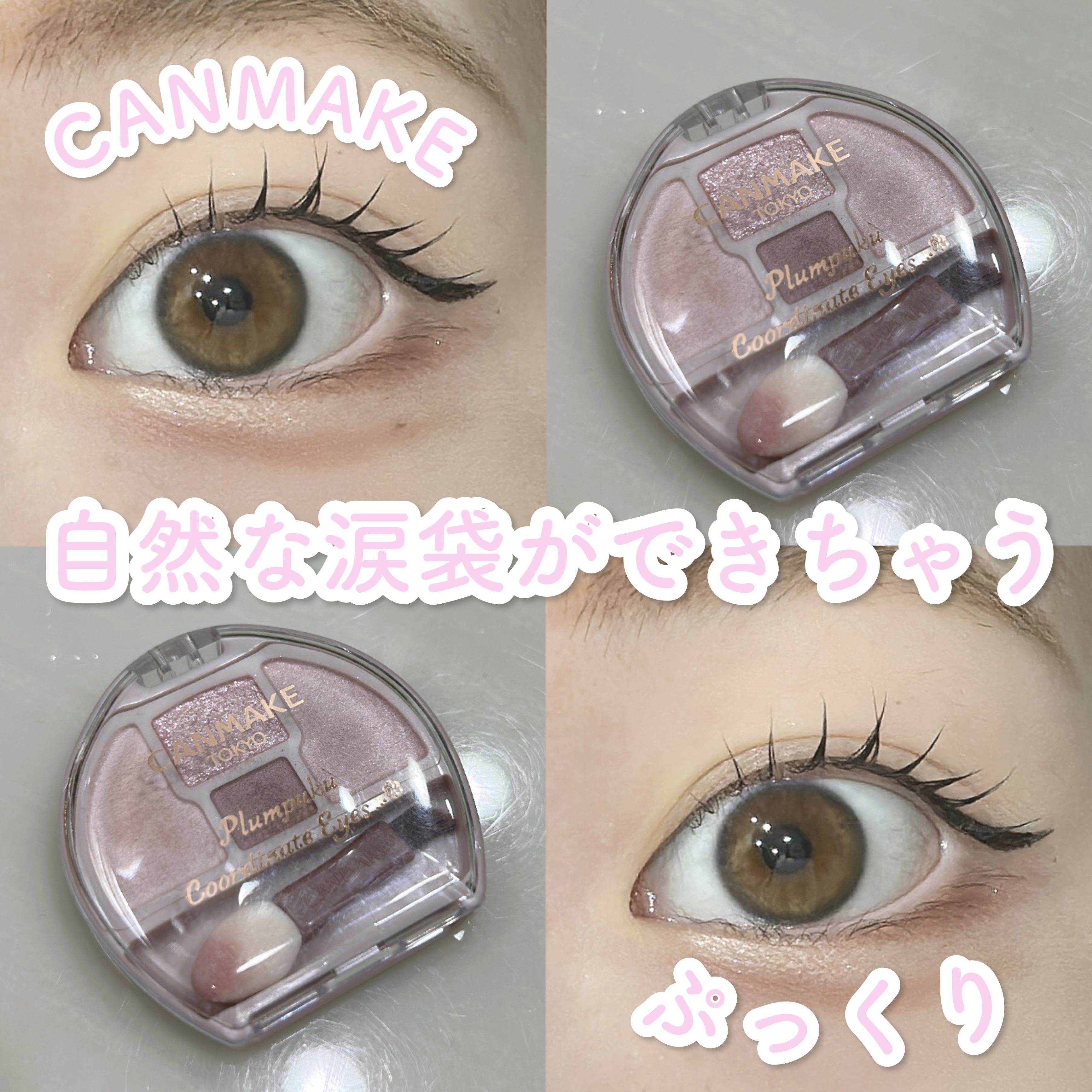 プランぷくコーデアイズNeo/キャンメイク/アイシャドウを使ったクチコミ（1枚目）