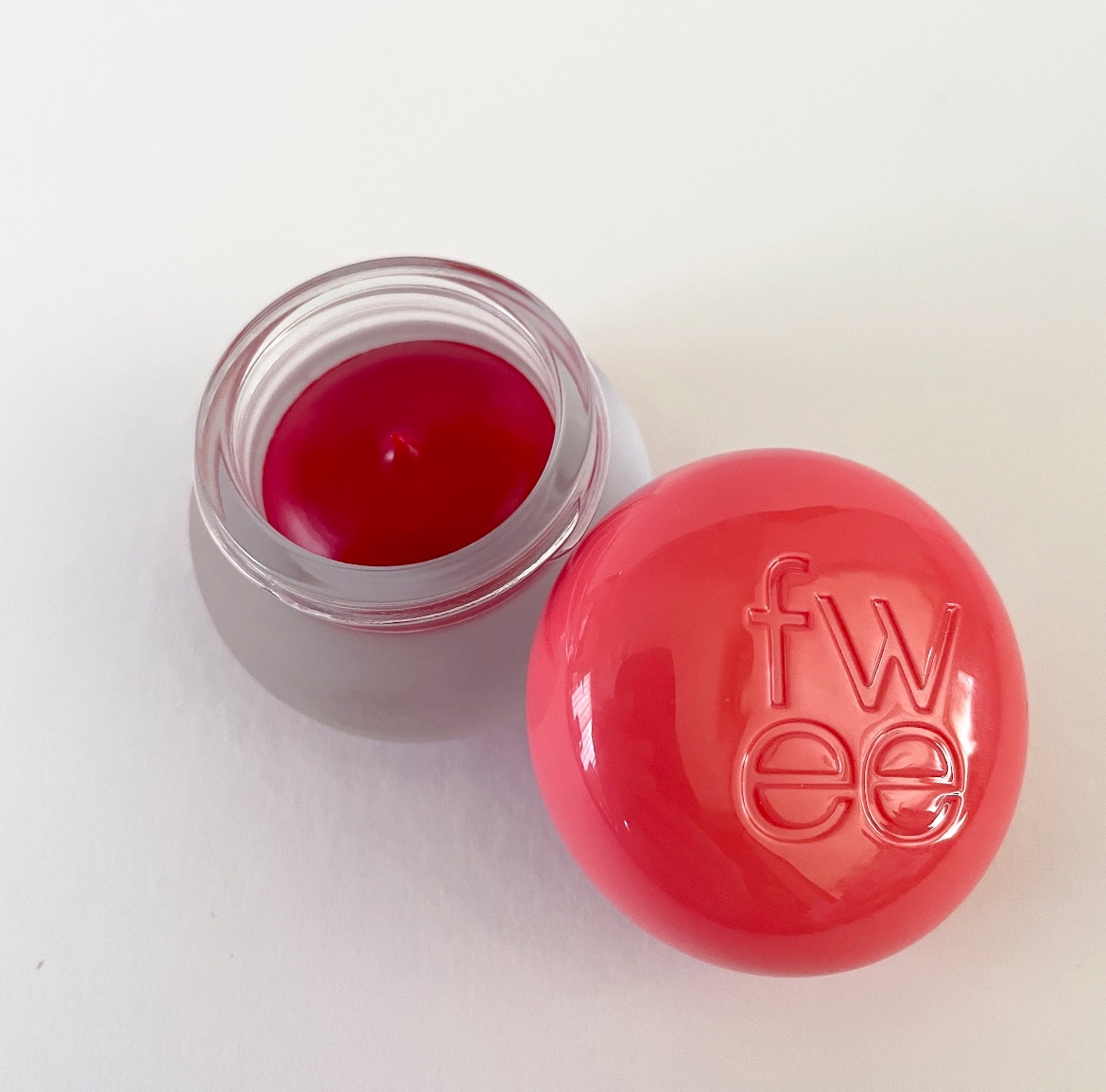 リップアンドチーク ブラーリープリンポット CR05 ガールズ/fwee/口紅を使ったクチコミ（2枚目）