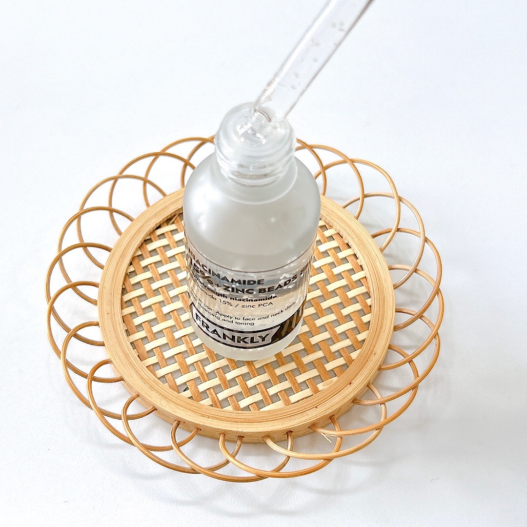 ナイアシンジンクビーズセラム/Frankly/美容液を使ったクチコミ（2枚目）